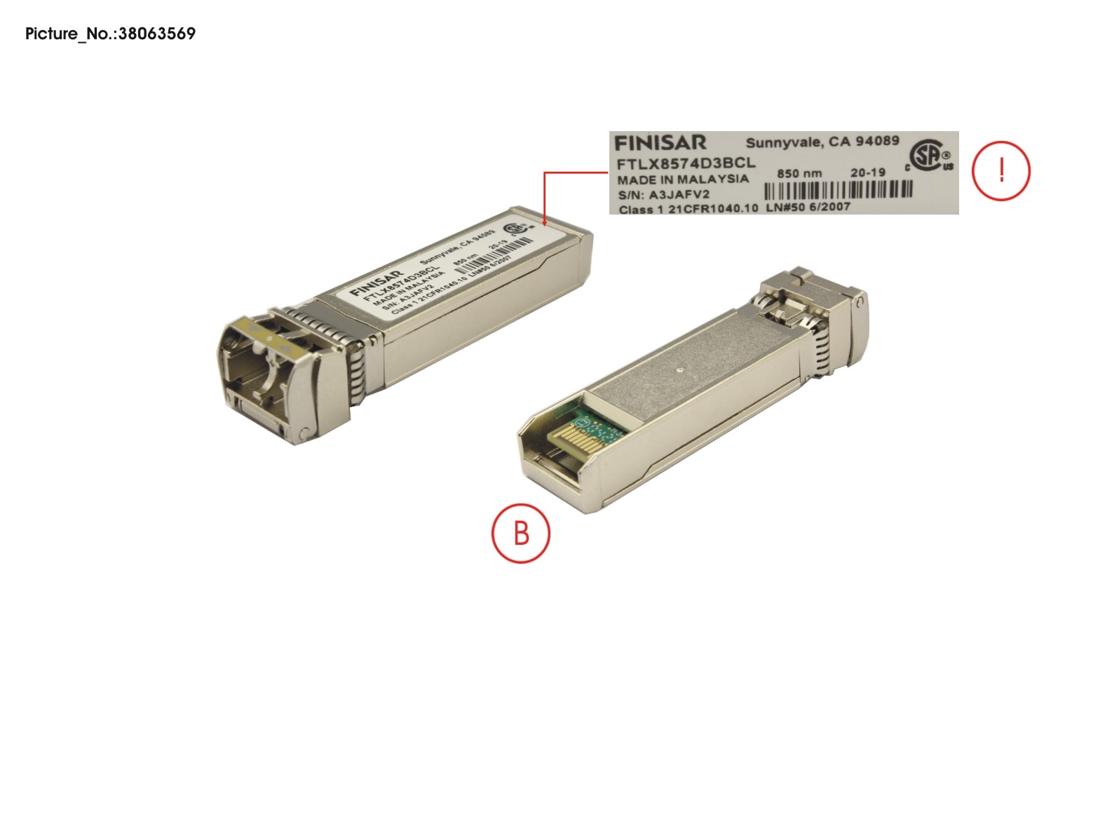 SFP+MOD.MMF 10GBE LC