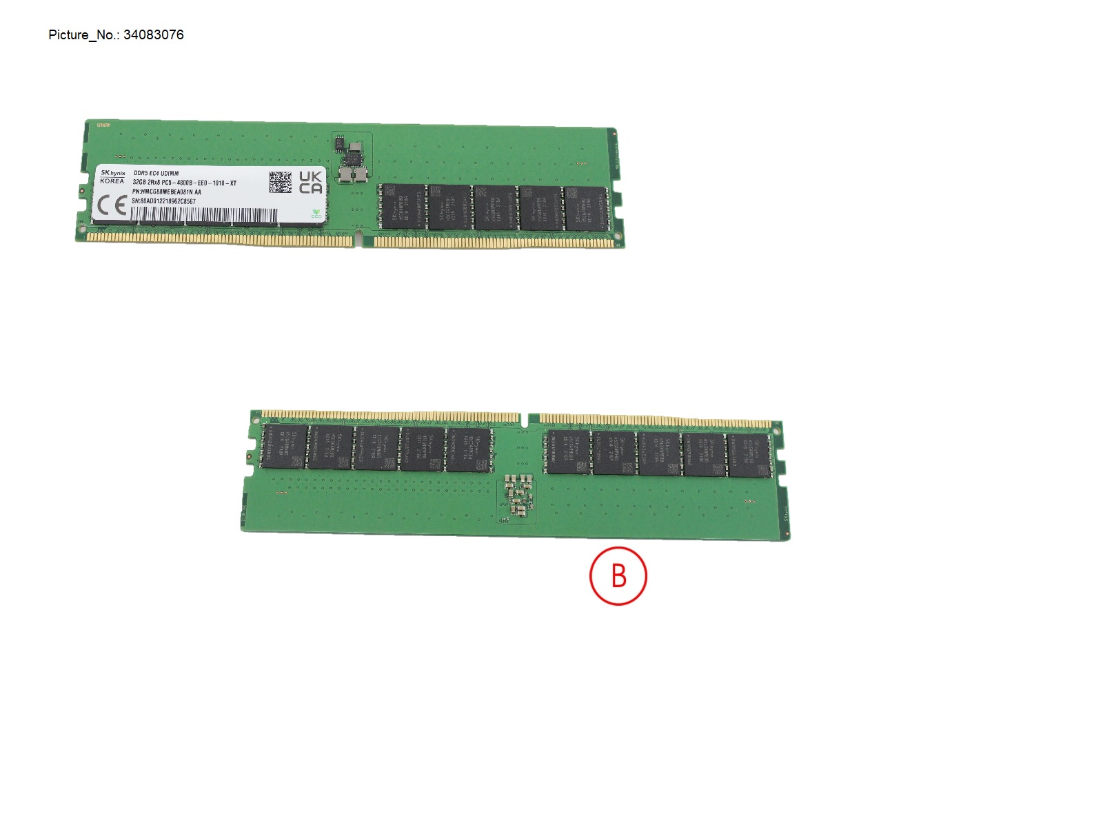MEMORY 32GB DDR5-4800 ECC