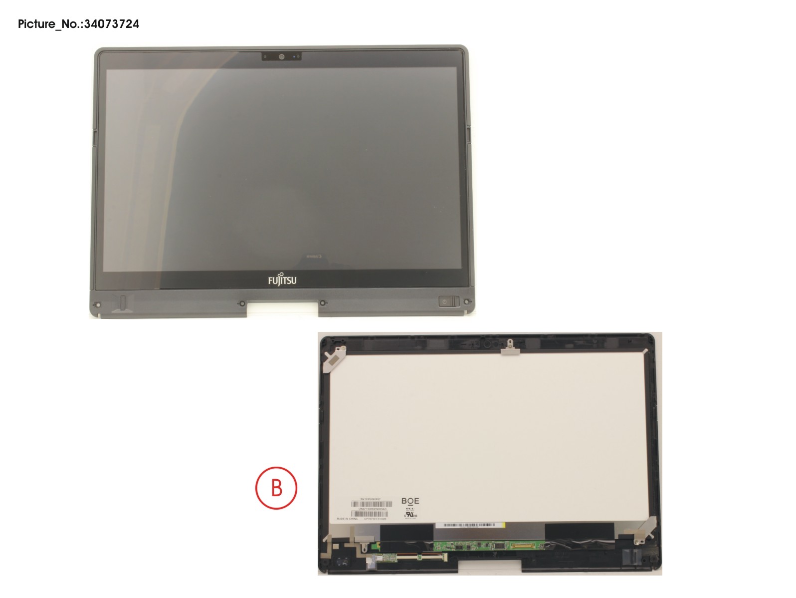 LCD ASSY, AG INCL. TP AND DIGITIZER