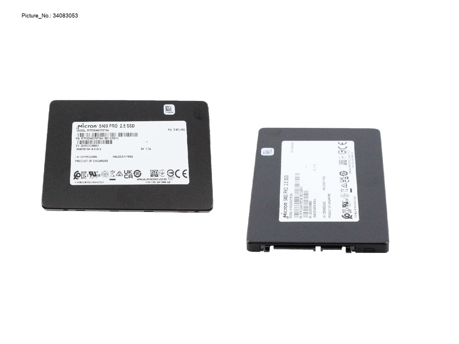 SSD S3 3,84TB 2.5 SATA (7MM)