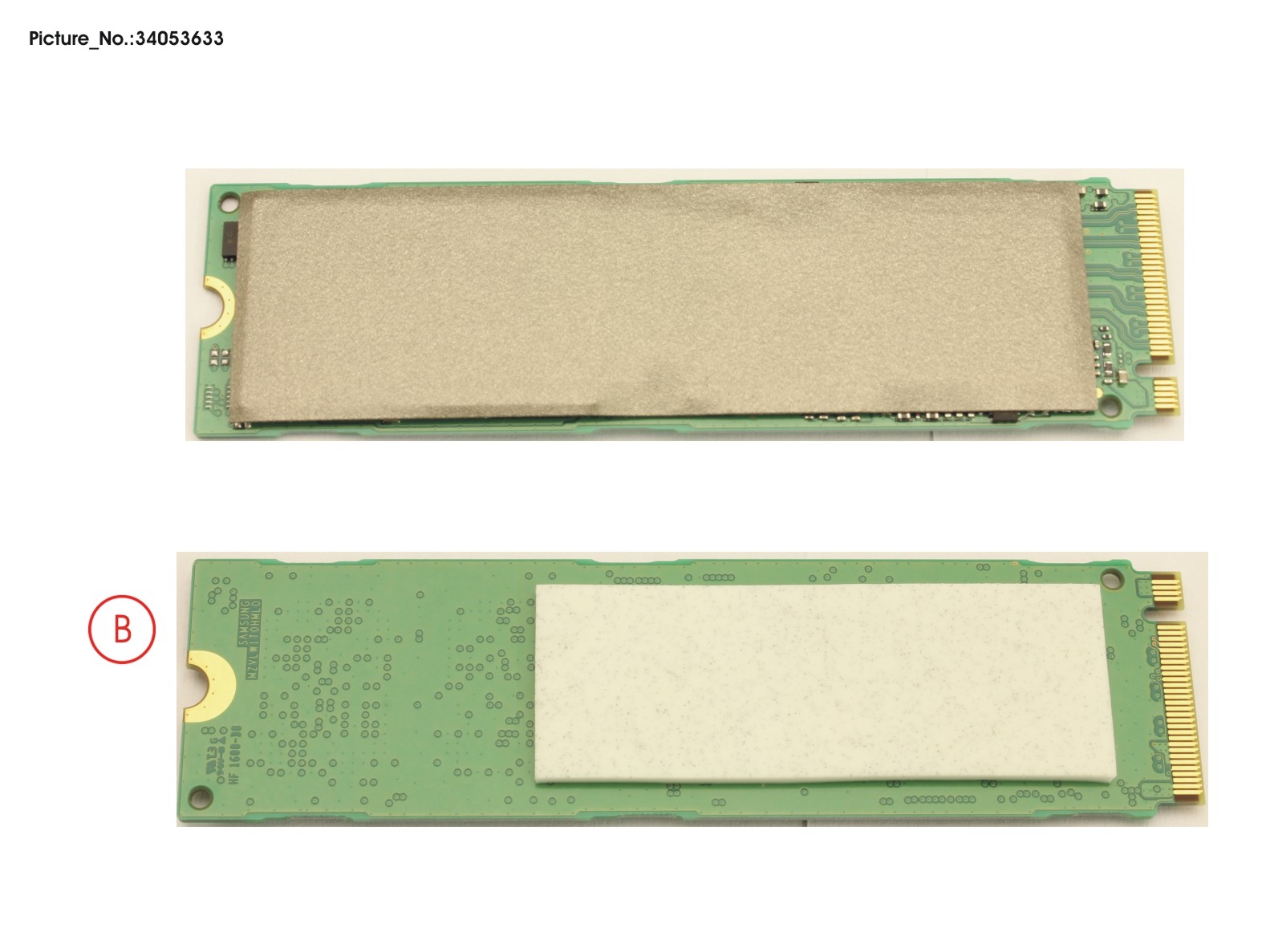 SSD PCIE M.2 2280 512GB(FDE)W/RUBBER