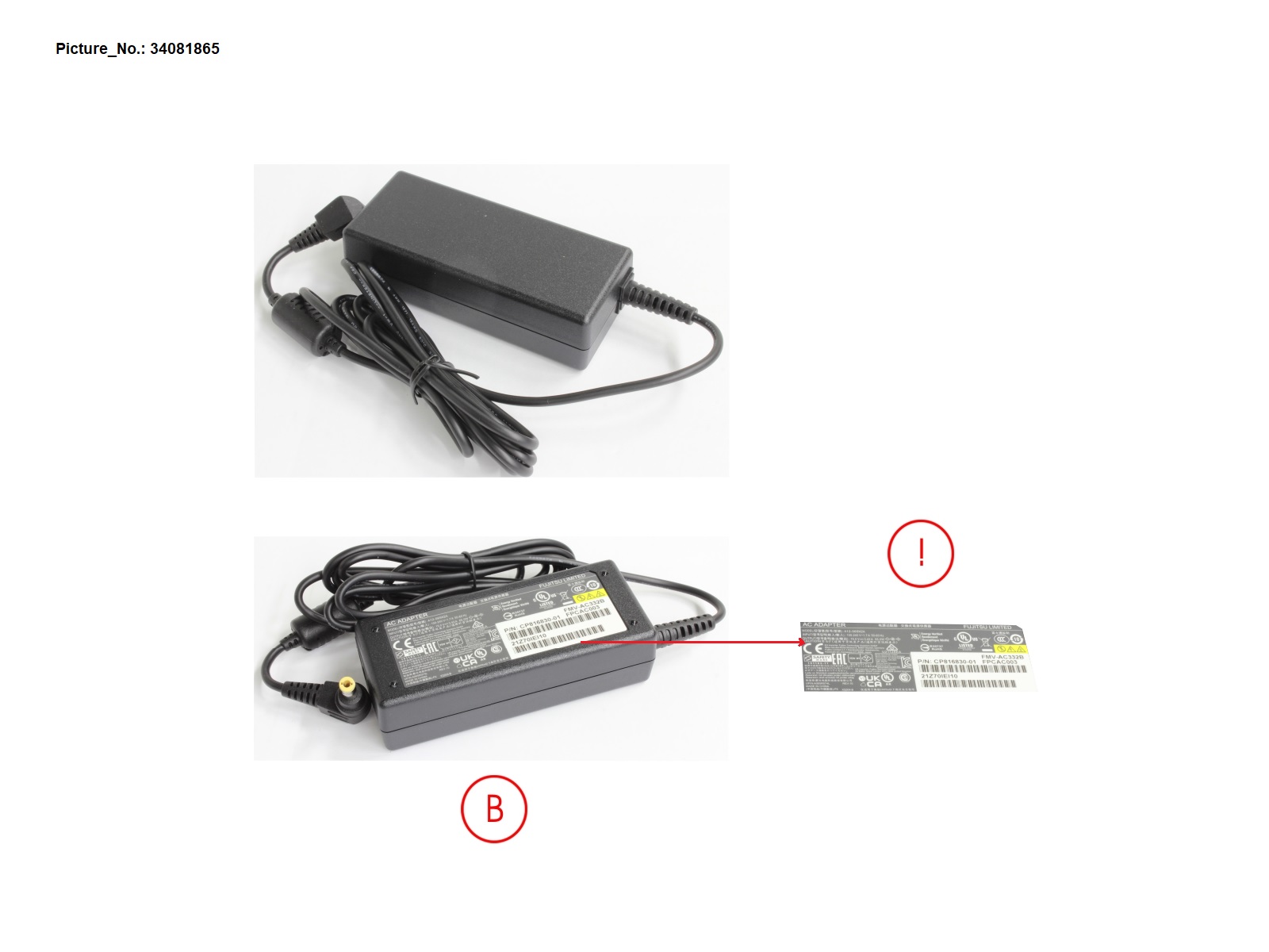 FUJITSU AC-ADAPTER 19V 65W (3-PIN) UKCA TCO9 FUJITSU AC-ADAPTER 19V 65W (3-PIN) UKCA TCO9