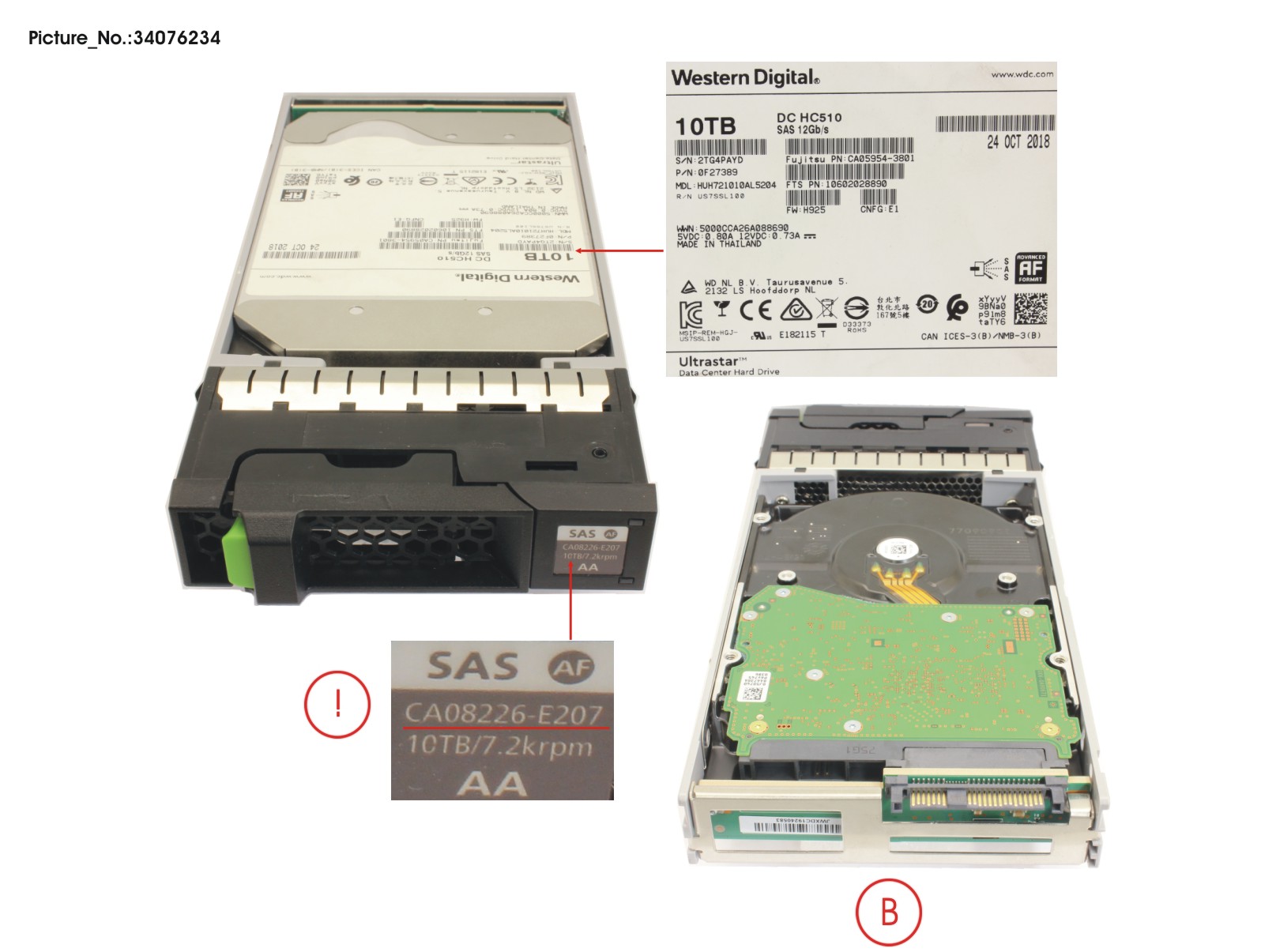 DX S4 HD DRIVE 3.5 10TB 7. 2K AF