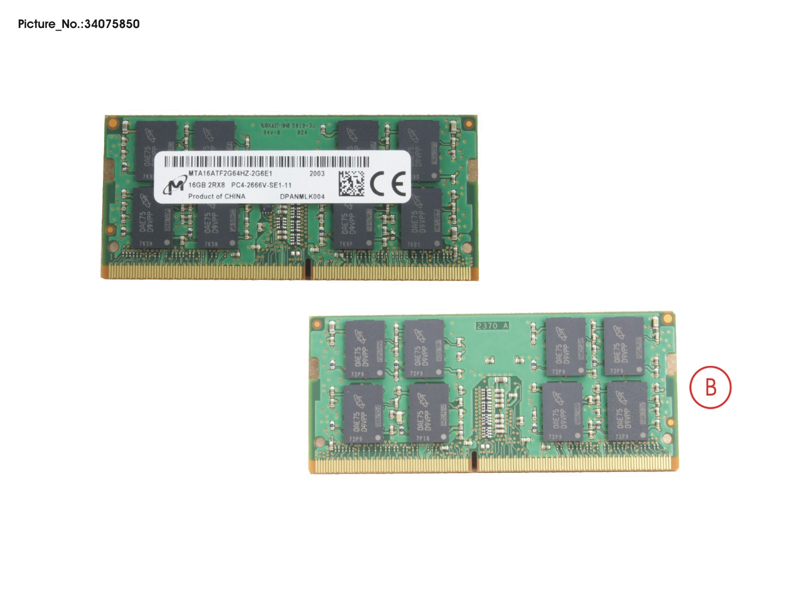 MEMORY 16GB DDR4-2400 MEMORY 16GB DDR4-2400