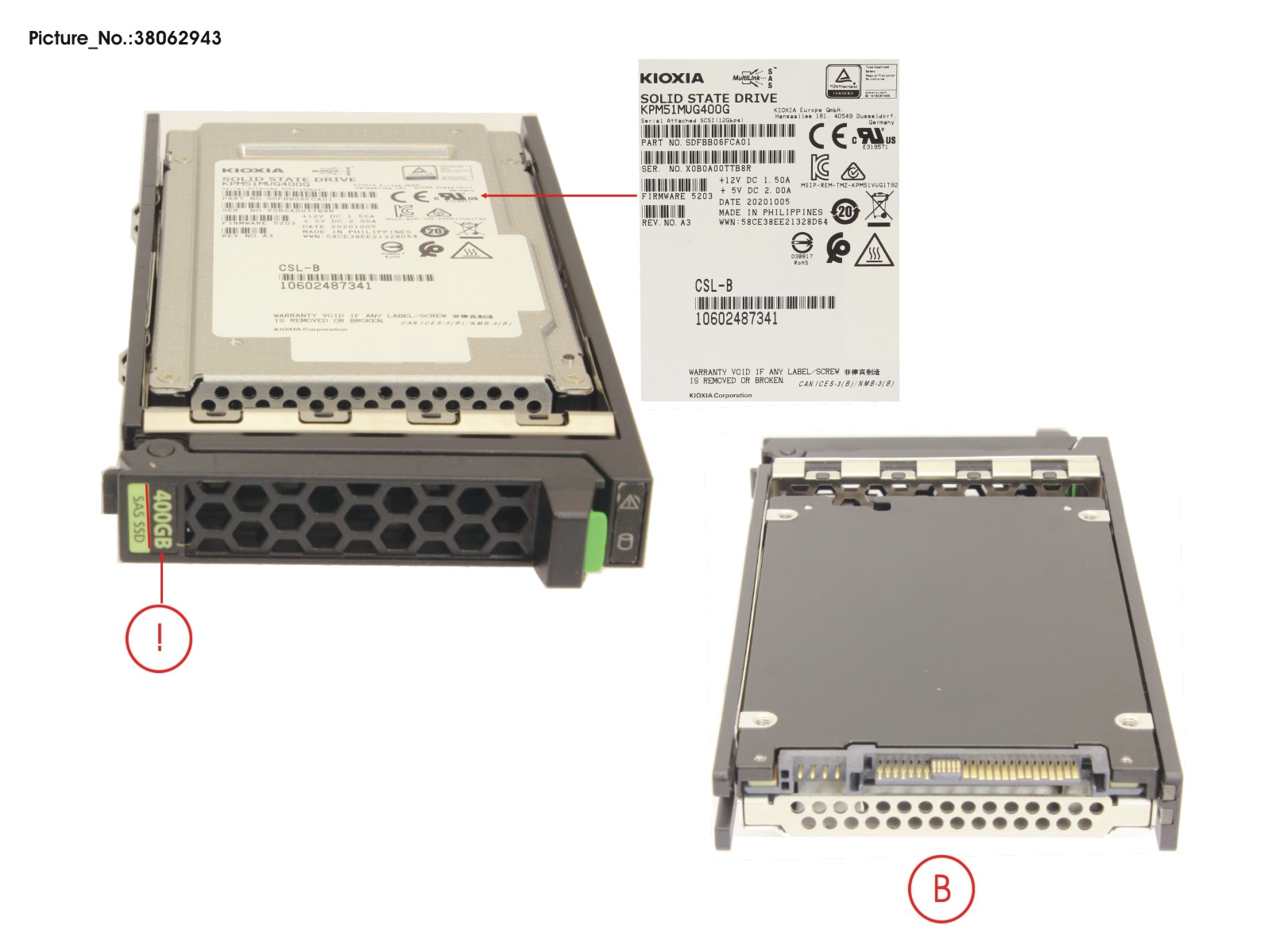 SSD SAS 12G 400GB WRITE-INT. 2.5 H-P EP