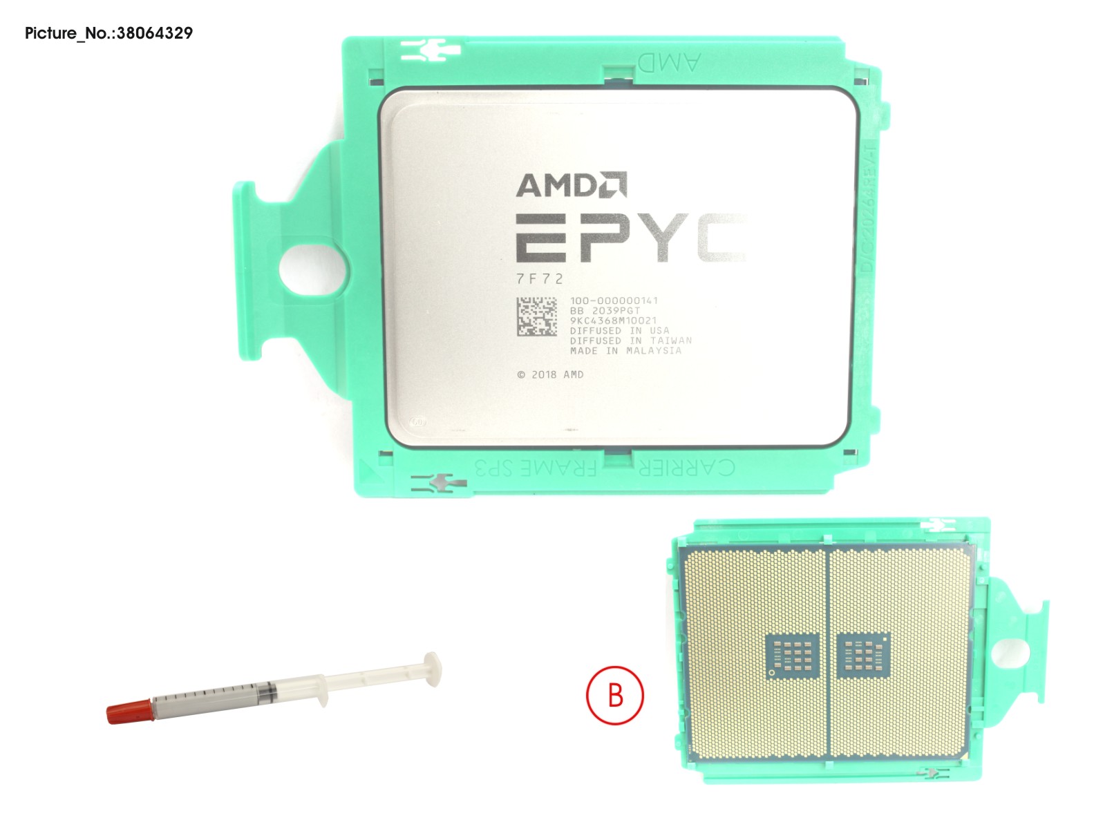 CPU SPARE AMD EPYC 7F72