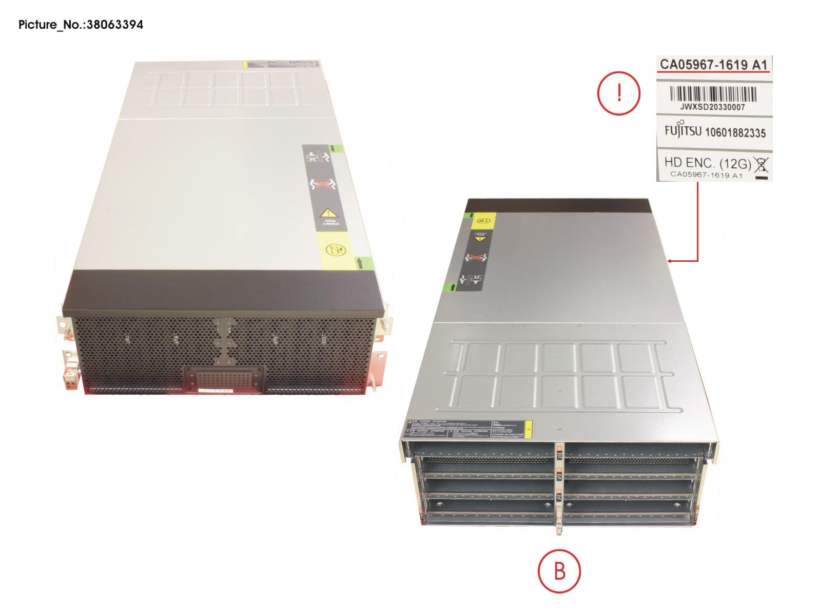 HD ENCLOSURE 12G FOR SPARE