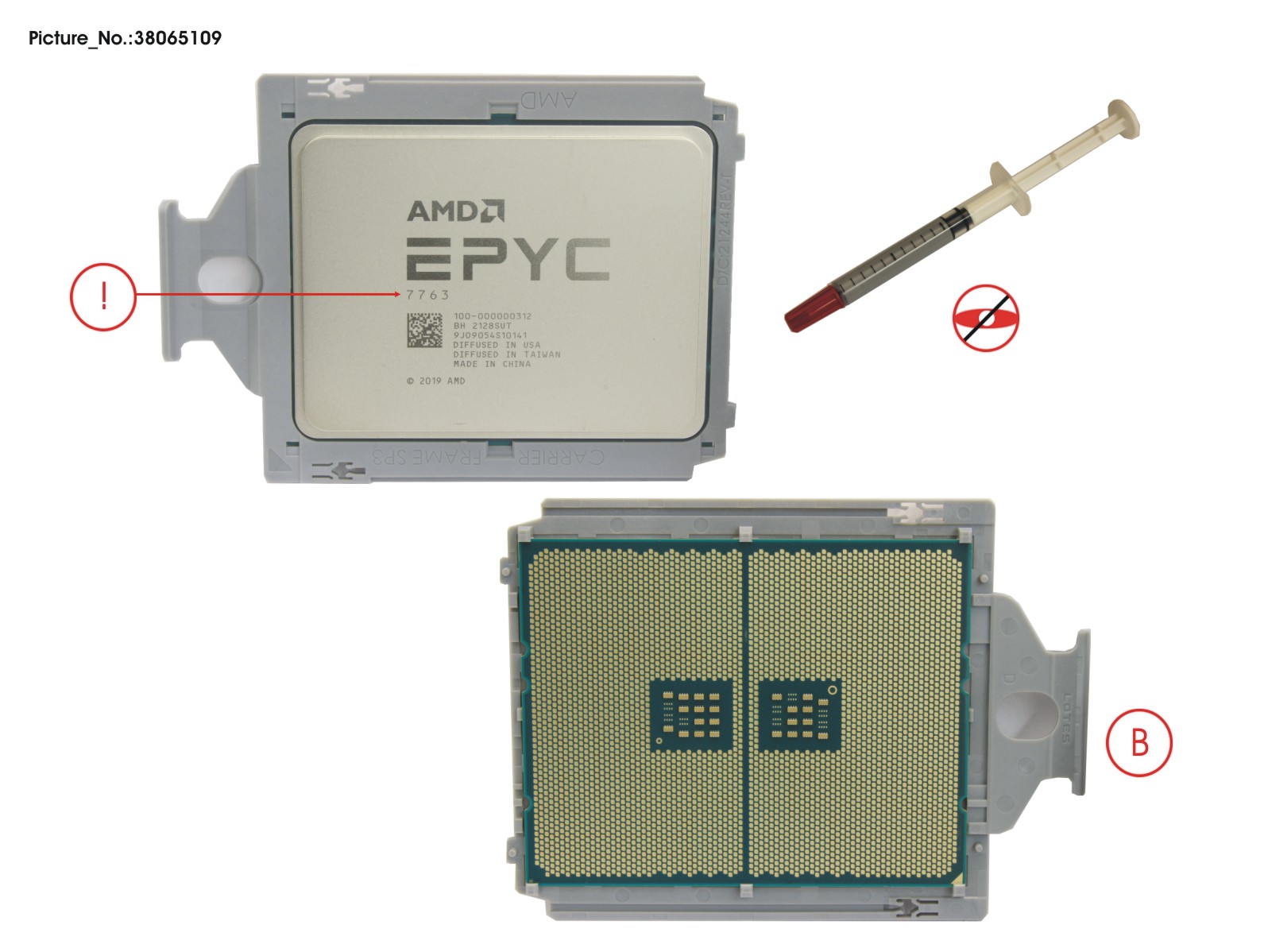 CPU SPARE AMD EPYC 7763
