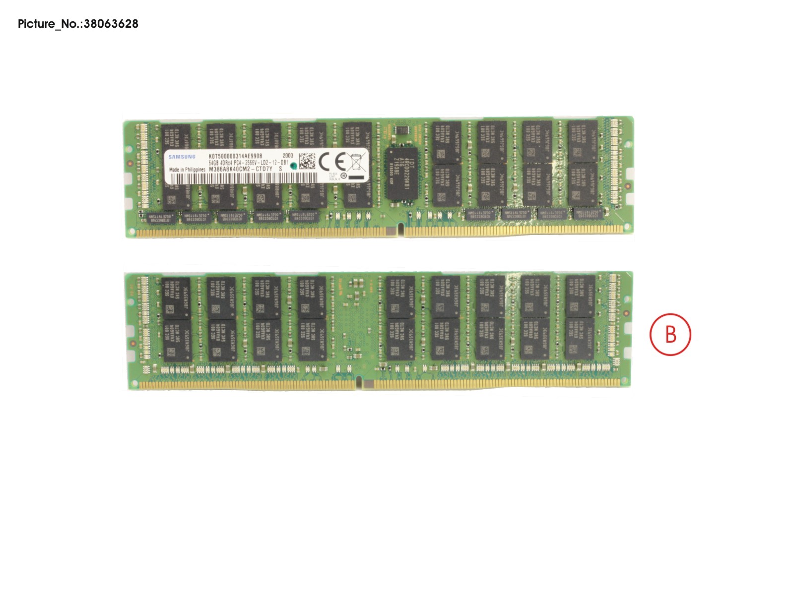 64GB (1X64GB) 4RX4 DDR4-2666 LR ECC