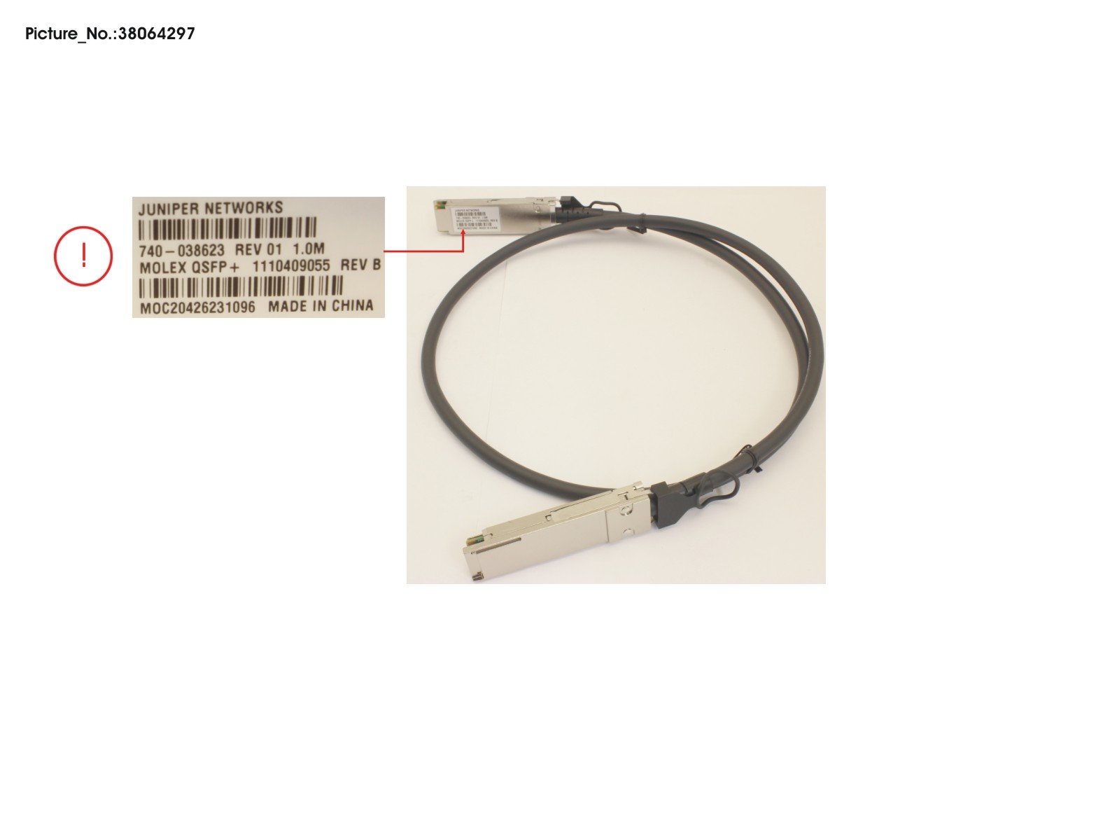 40G QSFP+ DIRECT ATTACHED CABLE 1M