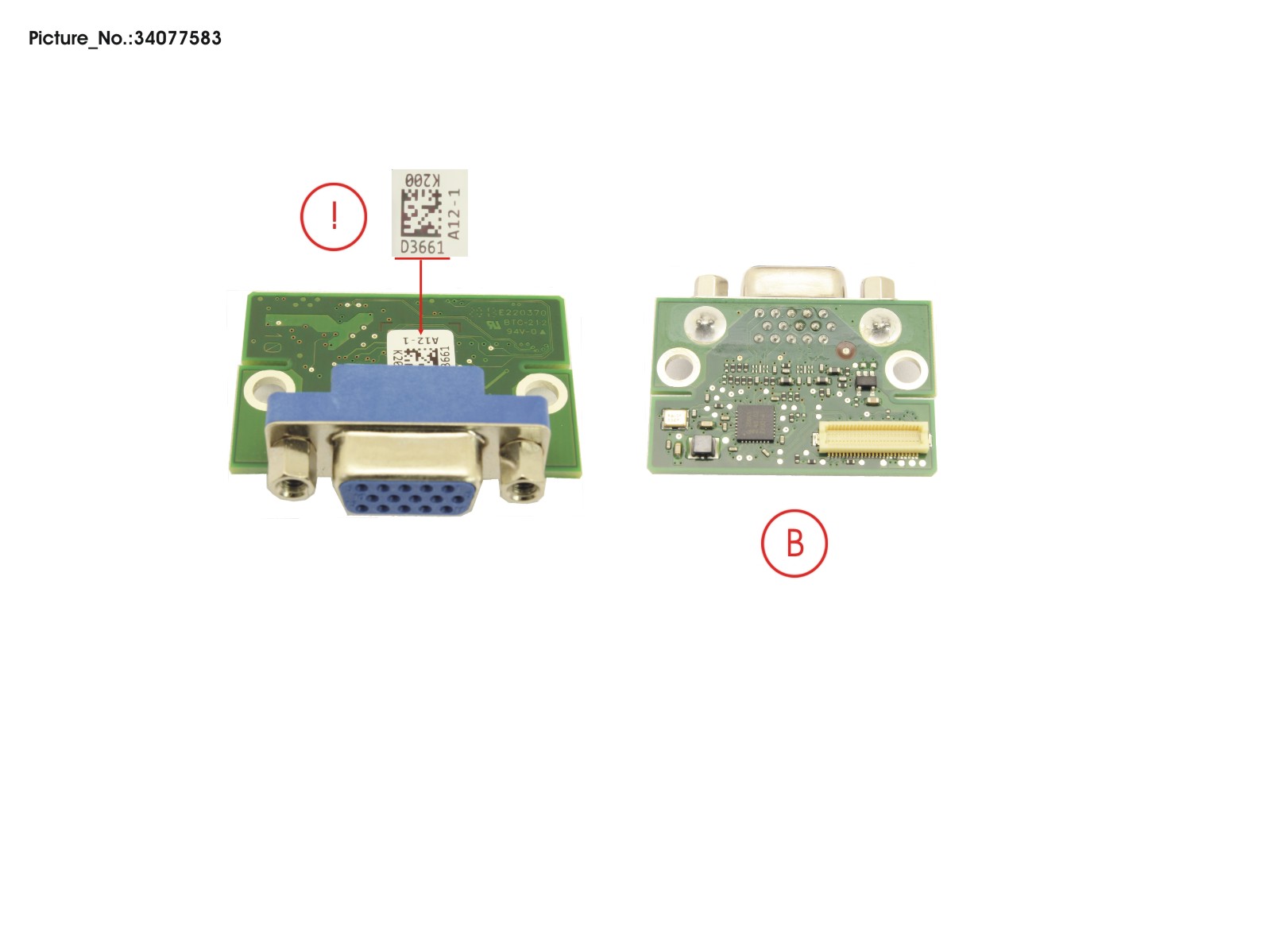 FUJITSU I/O ADD-IN PORT VGA