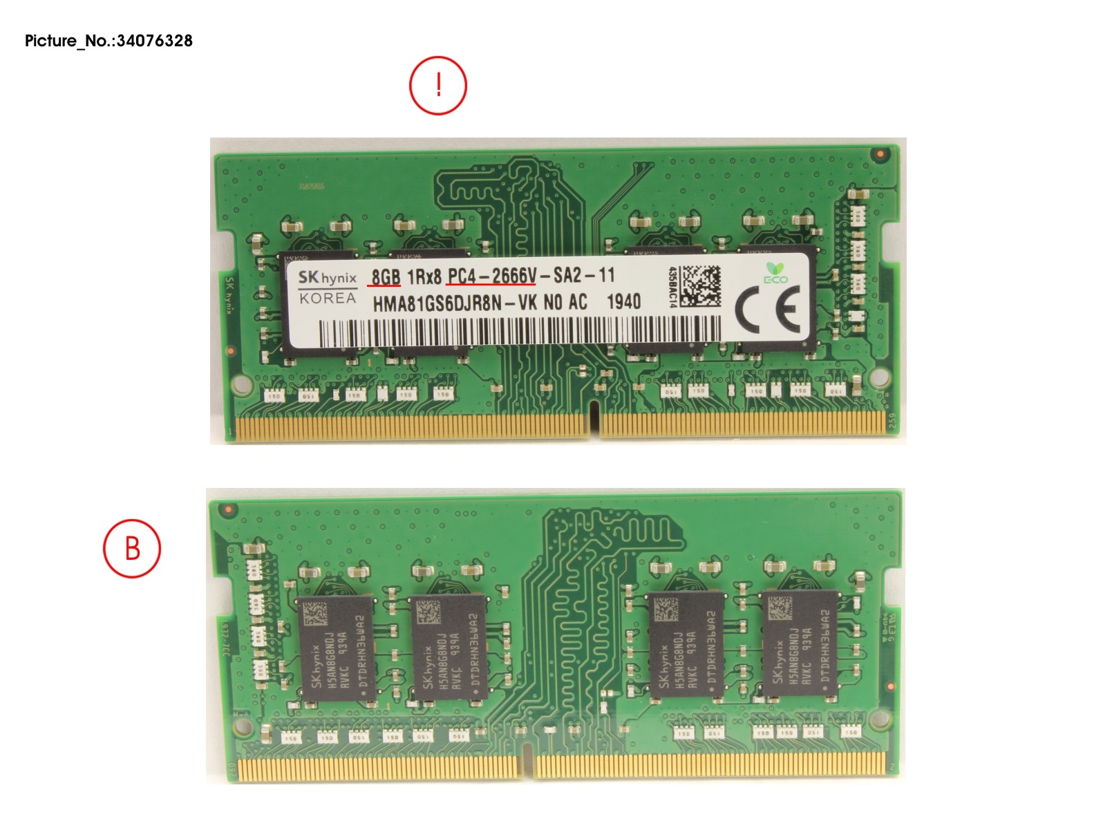 MEMORY 8GB DDR4-2666MHZ