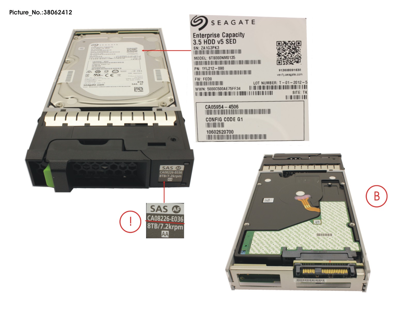 DX FIPS NLSAS HD DRIVE 3.5 8TB 7.2K