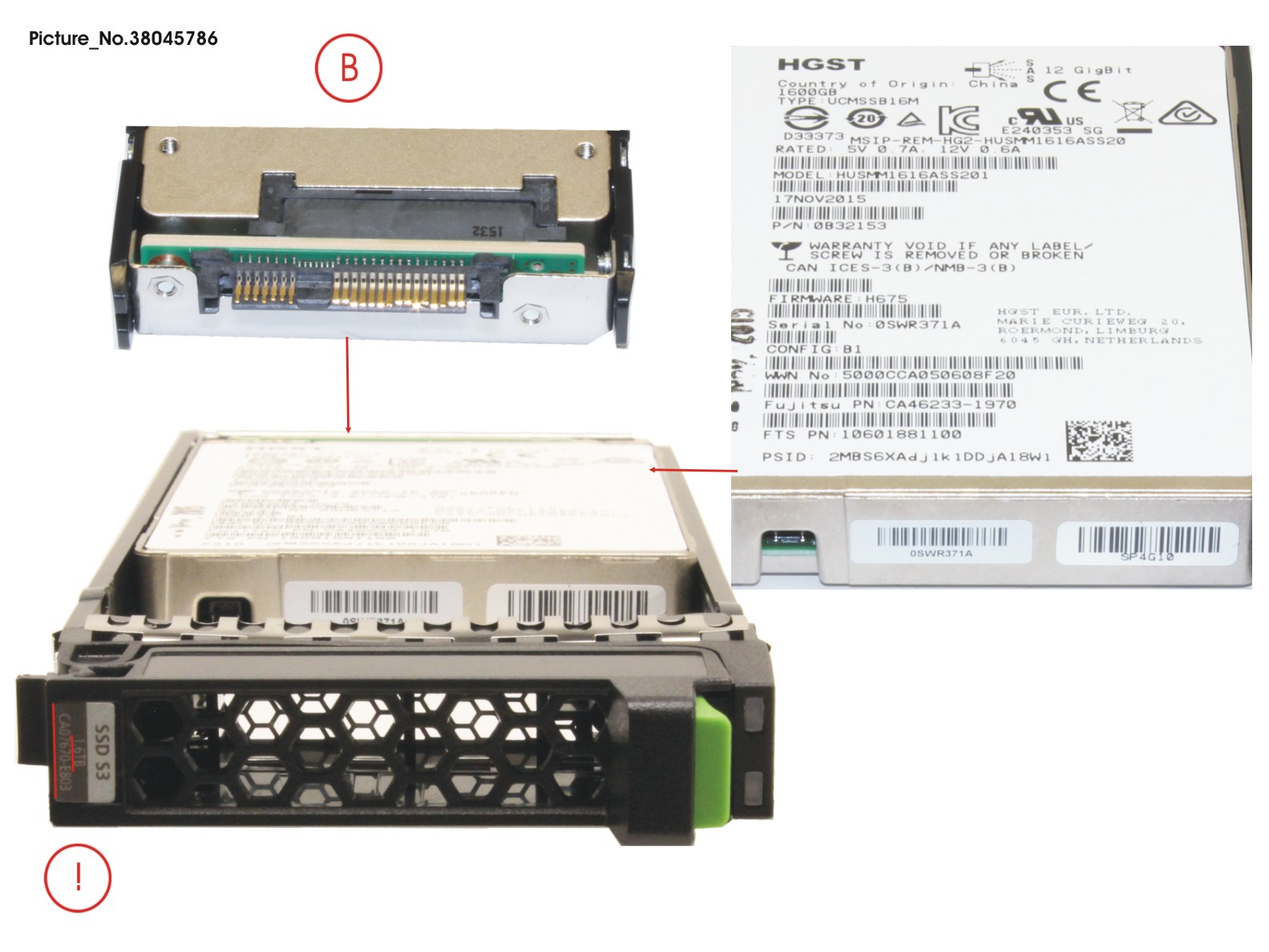 DX S3 SED SSD SAS 1.6TB 12G 2.5 DX S3 SED SSD SAS 1.6TB 12G 2.5