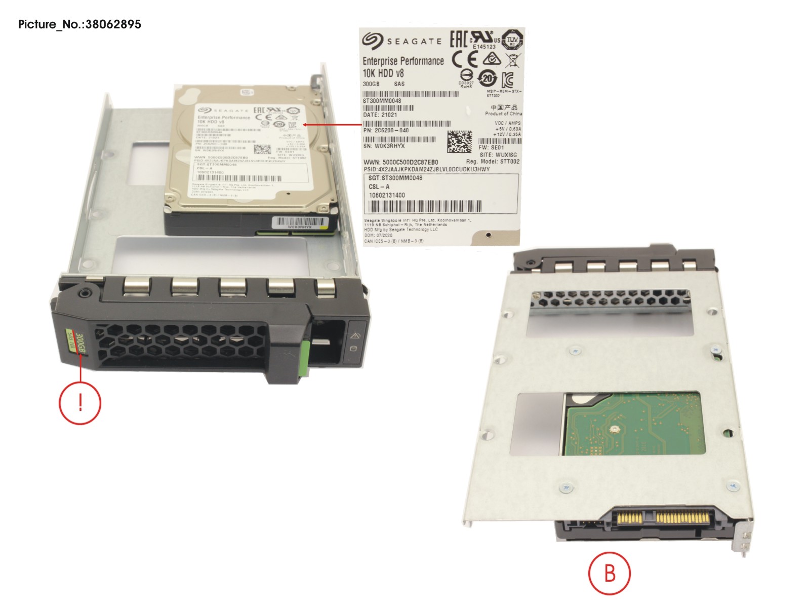 HD SAS 12G 300GB 10K 512N HOT PL 3.5 EP