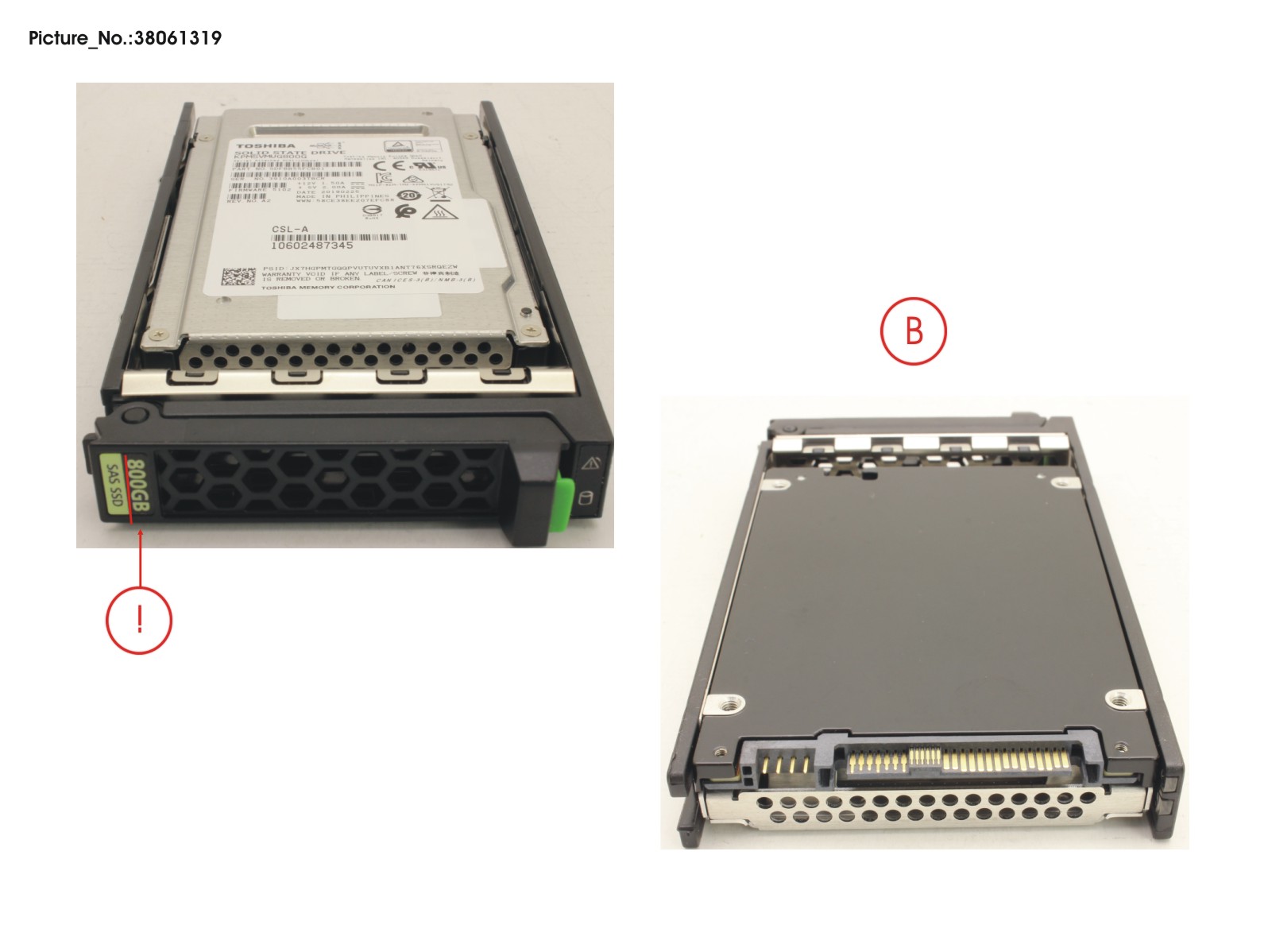 SSD SAS SED 12G 800GB WRITE-INT 2.5 H-P