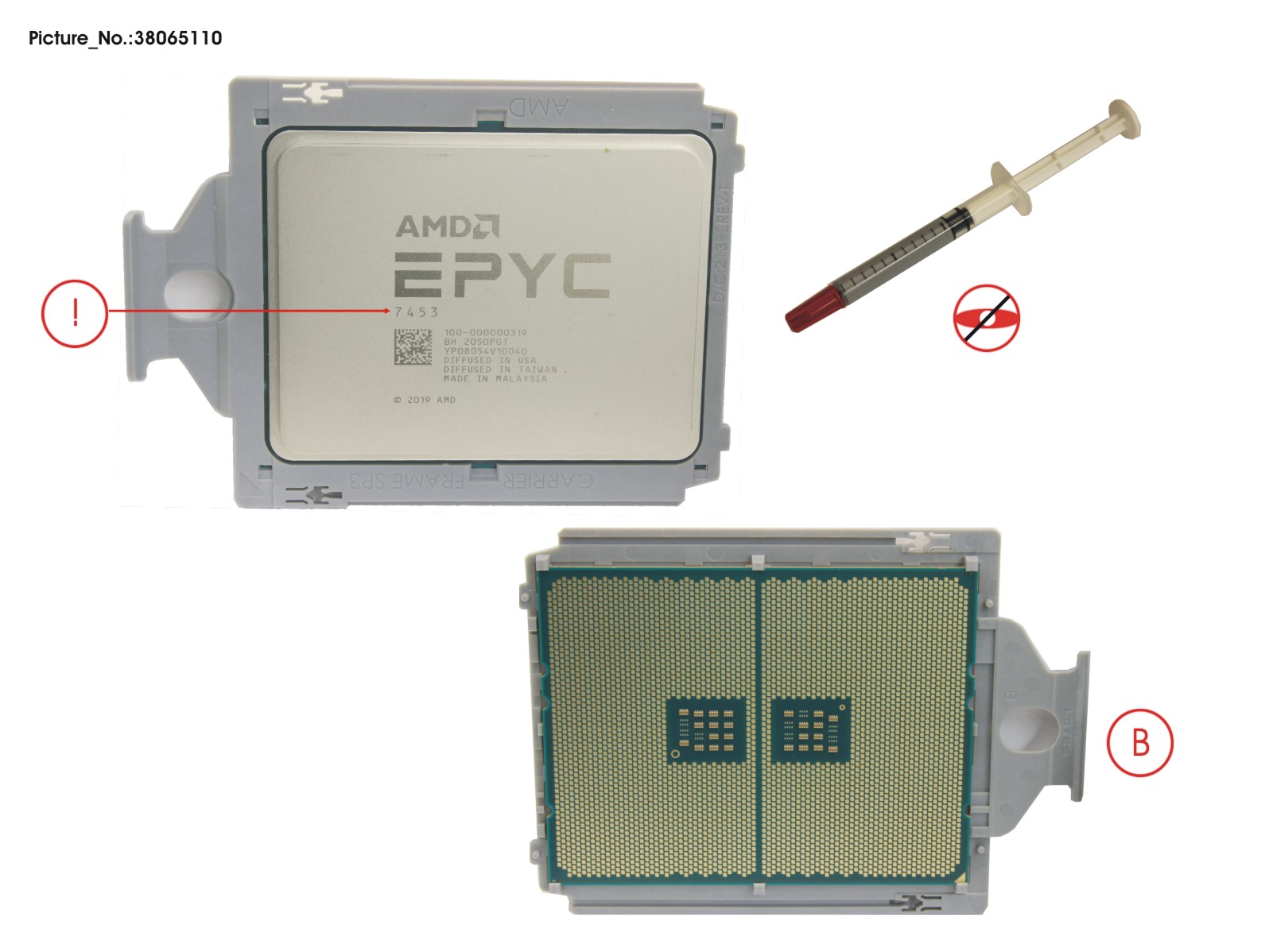 CPU SPARE AMD EPYC 7453