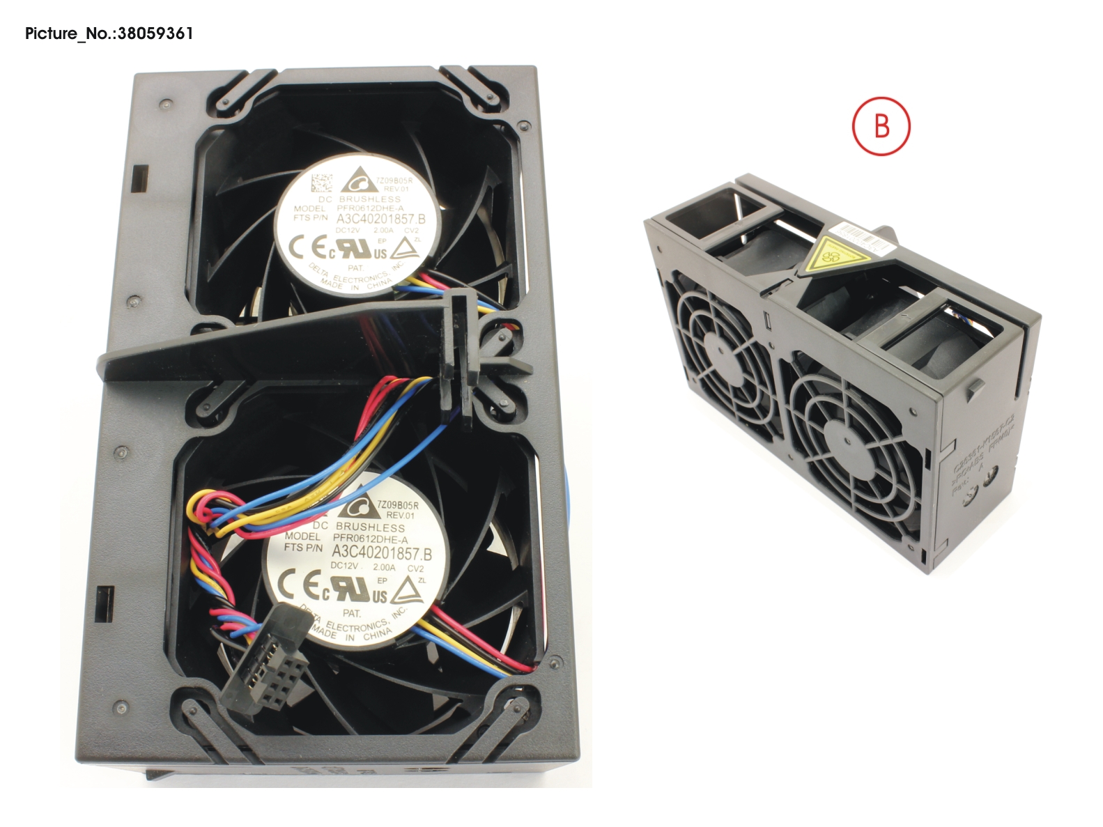 FUJITSU FAN MODULE ASSY 2X