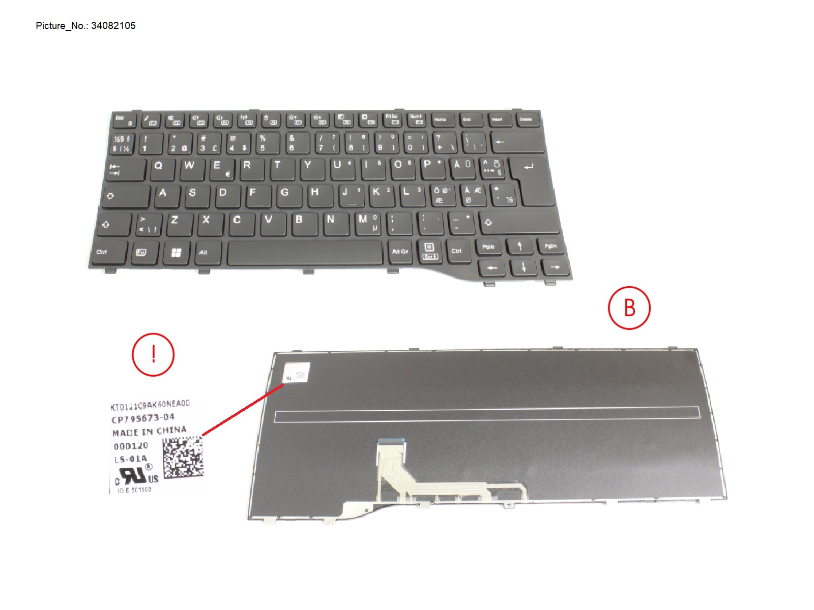 KEYBOARD BLACK NORDIC KEYBOARD BLACK NORDIC