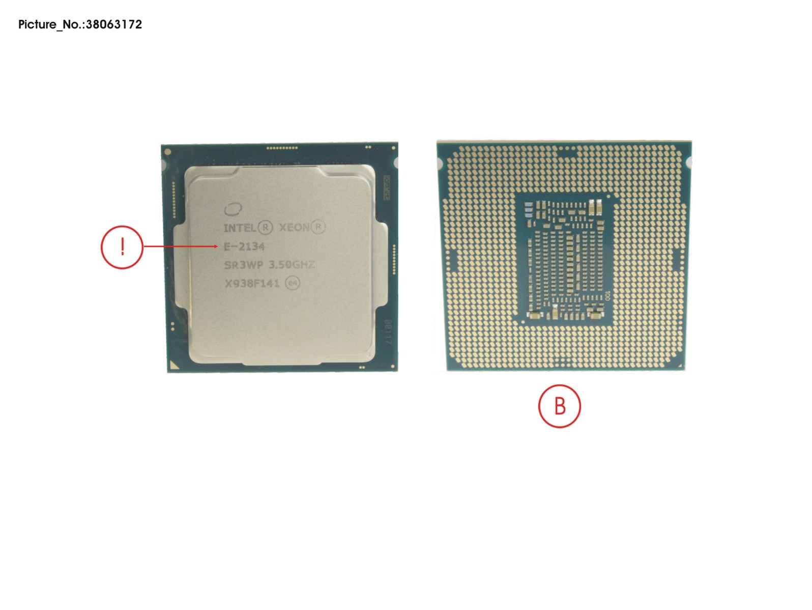 CPU XEON E-2134 3.5 7GHZ1W