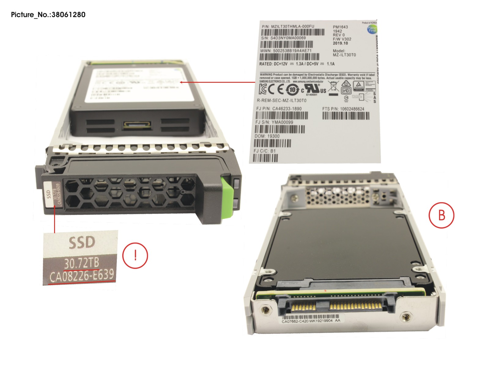 DX S3/S4 SSD SAS 2.5 30.72TB 12G
