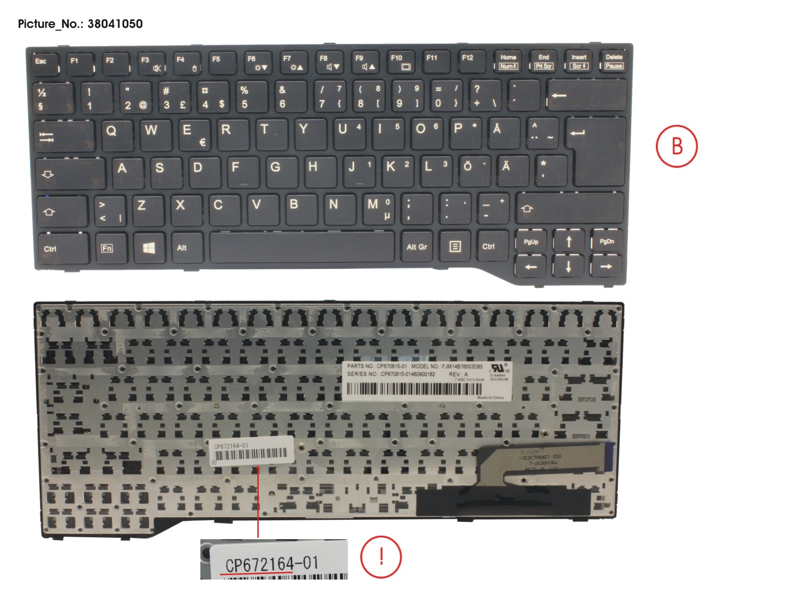 KEYBOARD BLACK W/O TS SCHWEDEN/FINLAND