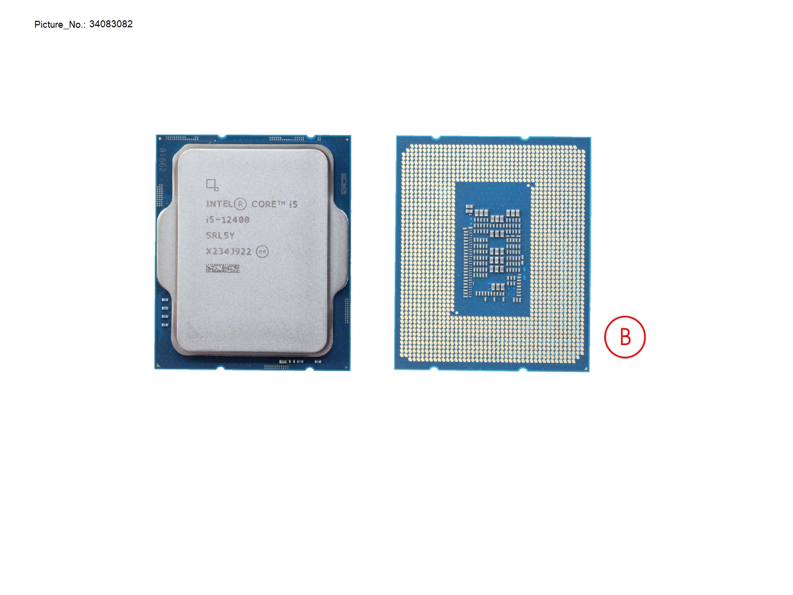 CPU INTEL CORE I5-12400 2,5 GHZ 65W