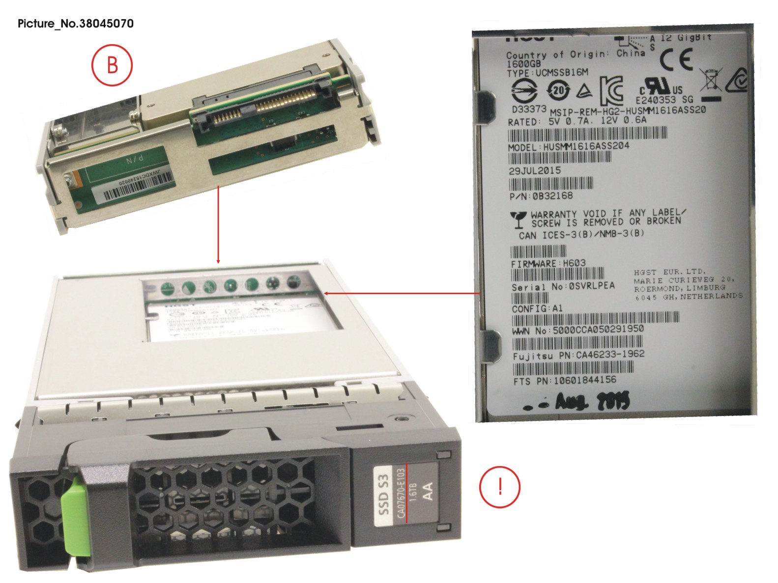 DX S3 MLC SSD  3.5  1.6TB SAS3