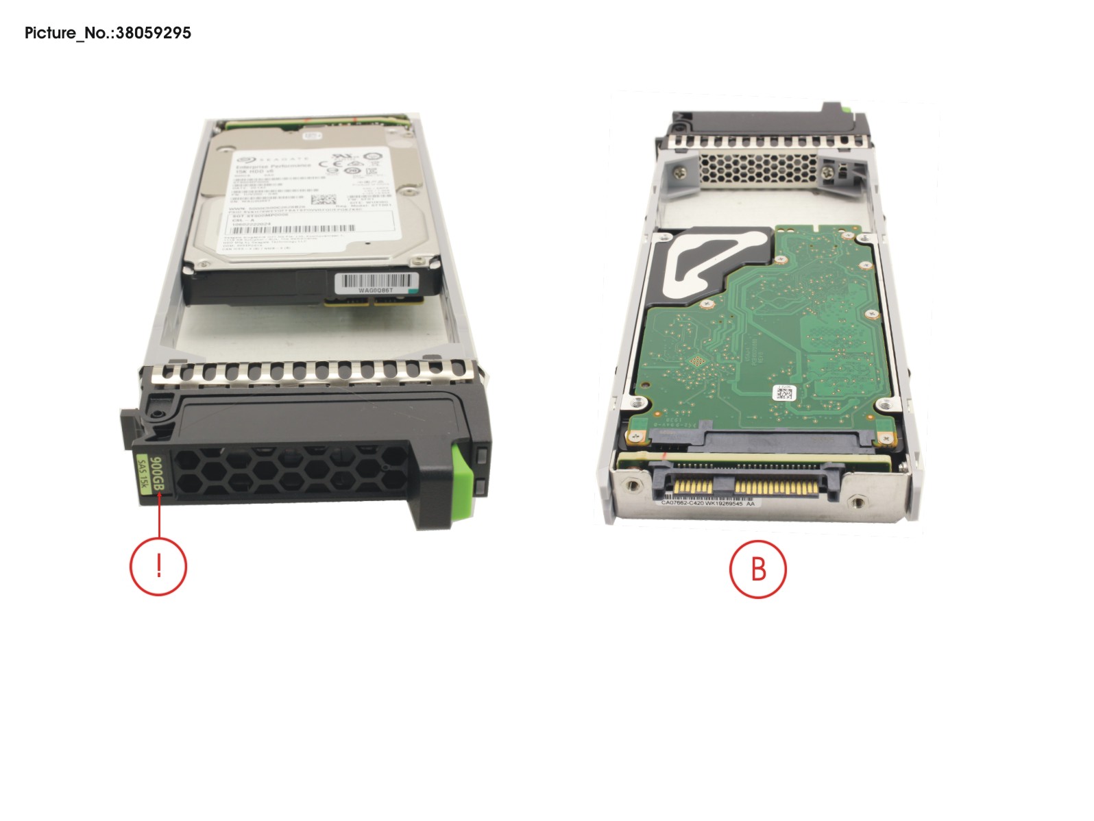 JX40 S2 HD DRIVE SAS 900GB 15K 12G 512N