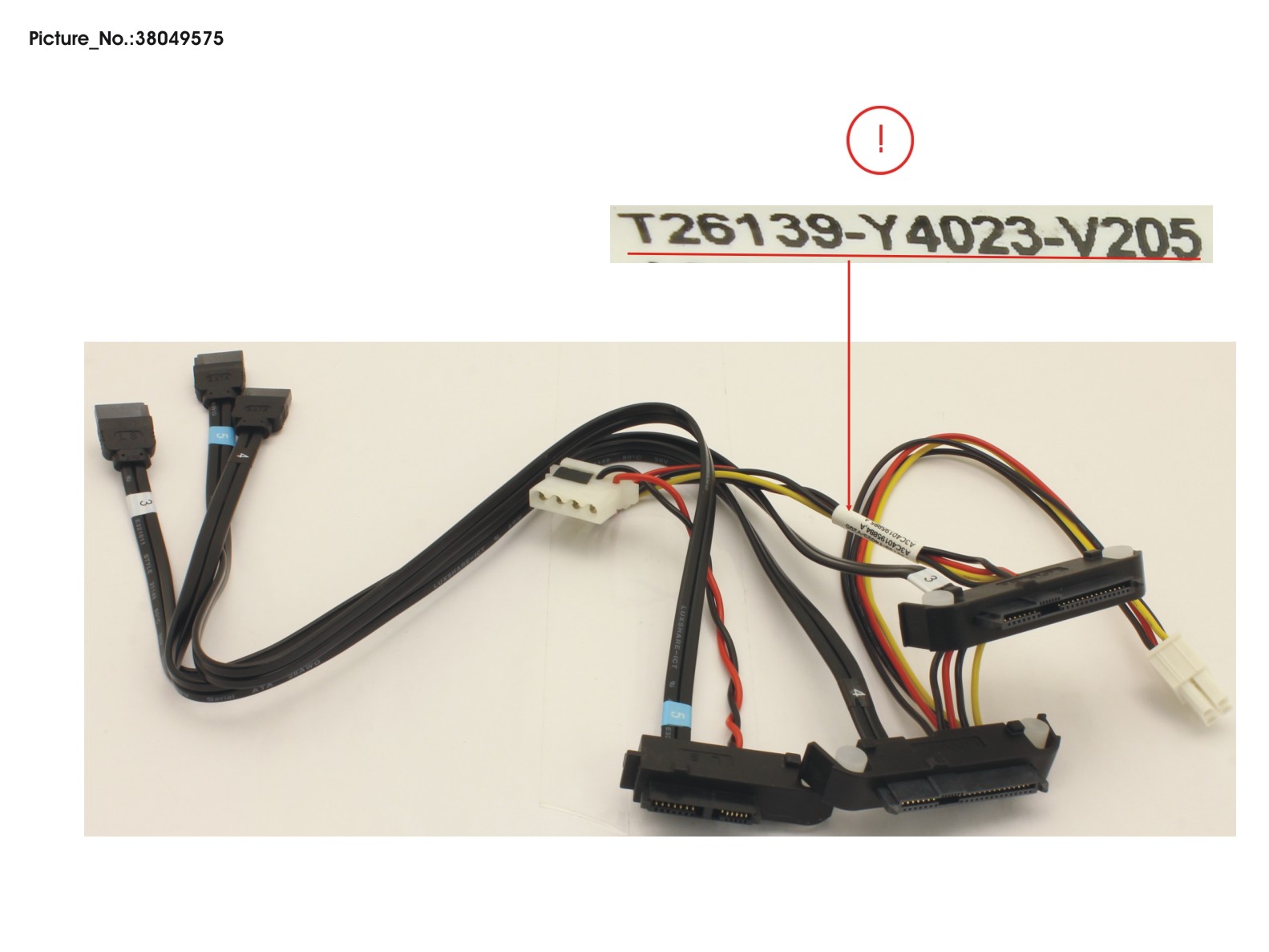 CBL PWR SATA2HD OD