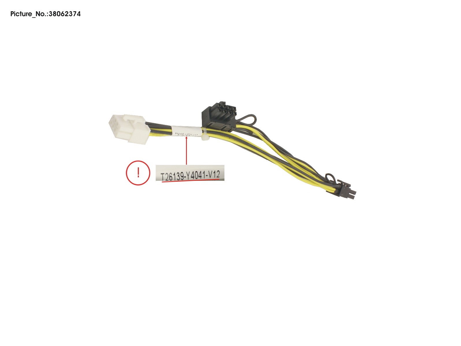 FUJITSU CABLE GFX_PWR 8-2X8 (340MM) FUJITSU CABLE GFX_PWR 8-2X8 (340MM)