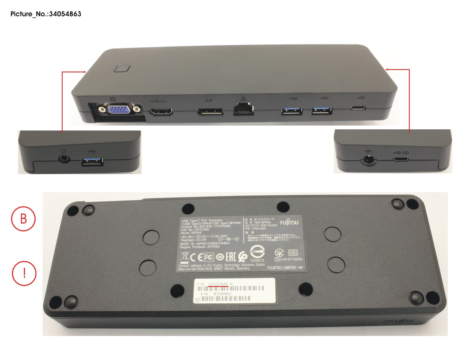 FUJITSU PORT REPLICATOR USB Type-C