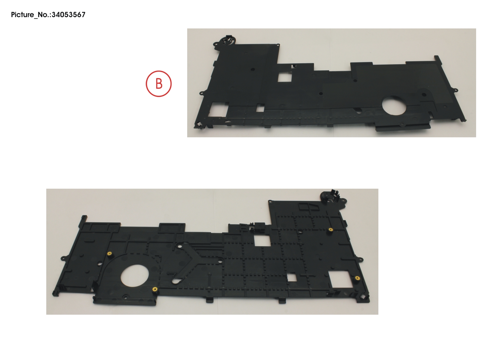 FRAME FOR KEYB. W/ SIM SHEET (FOR WWAN)