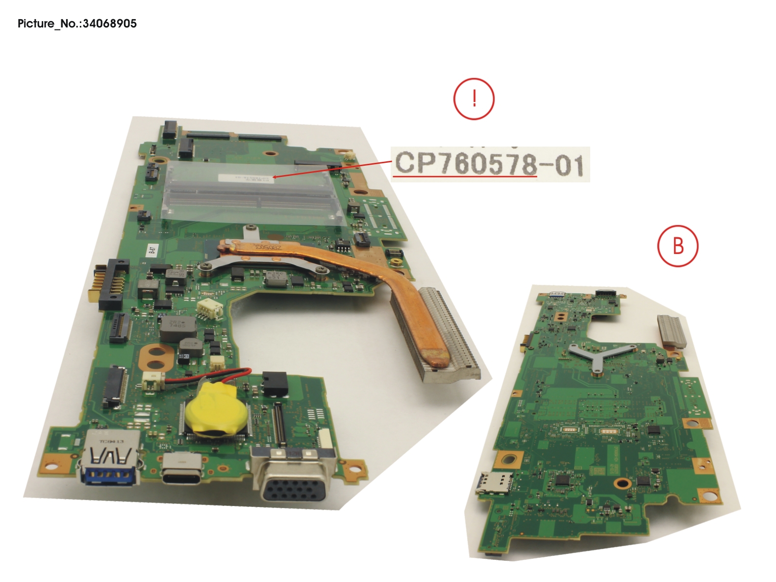 MAINBOARD ASSY I3 7020U