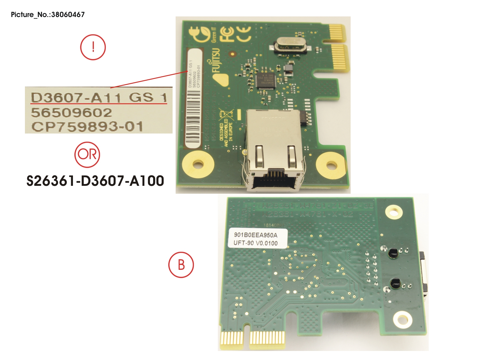 FUJITSU LAN CONTROLLER PCIE X1