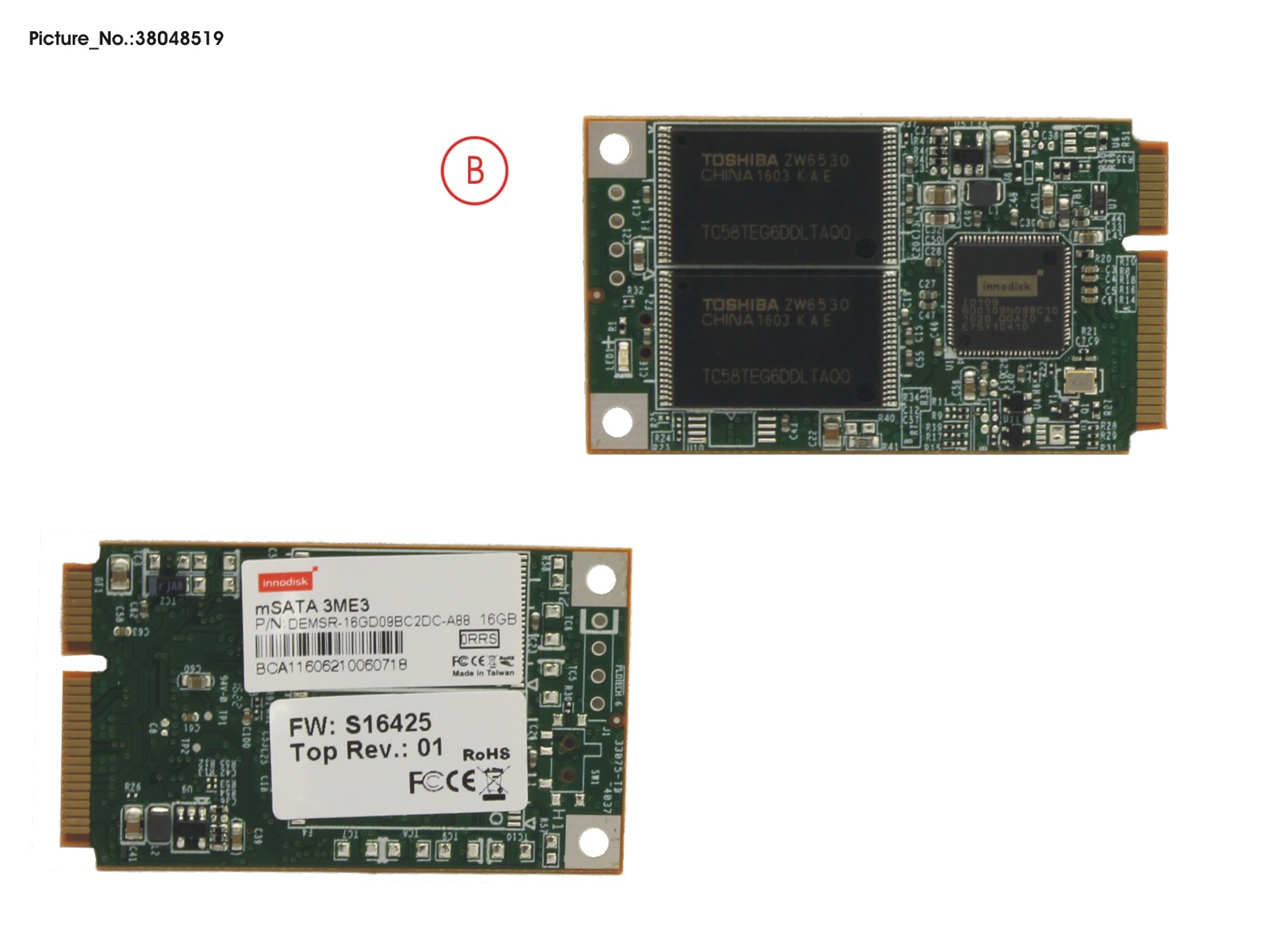 SSD 16GB MSATA MLC