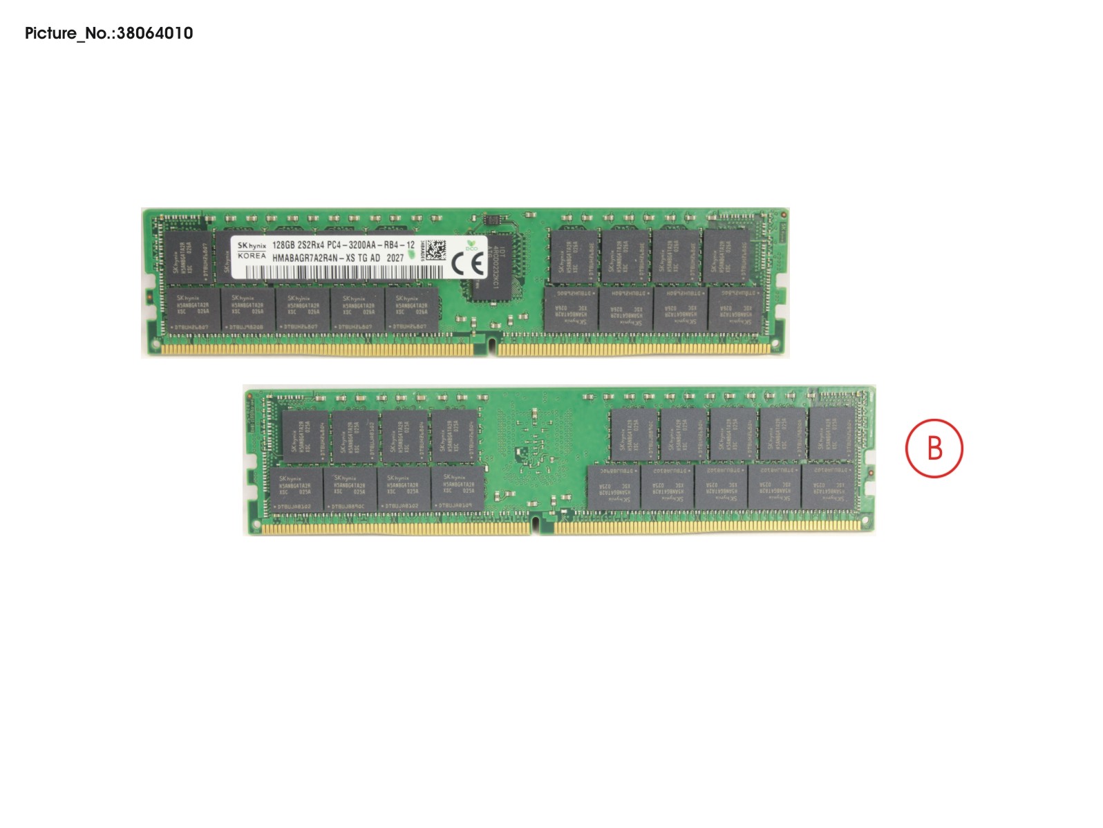 128GB (1X128GB) 8RX4 DDR4-3200 R 3DS ECC