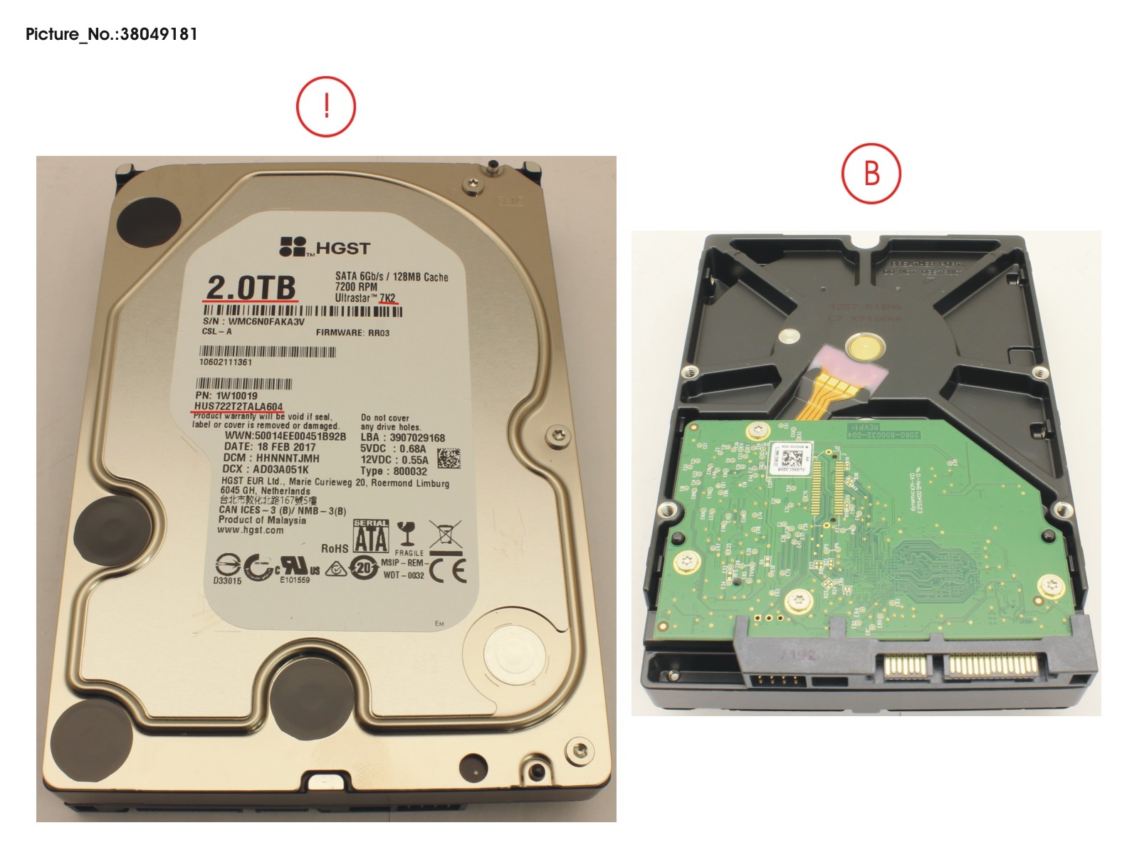 HDD 2TB BC-SATA S3 LFF 7.2K 3.5