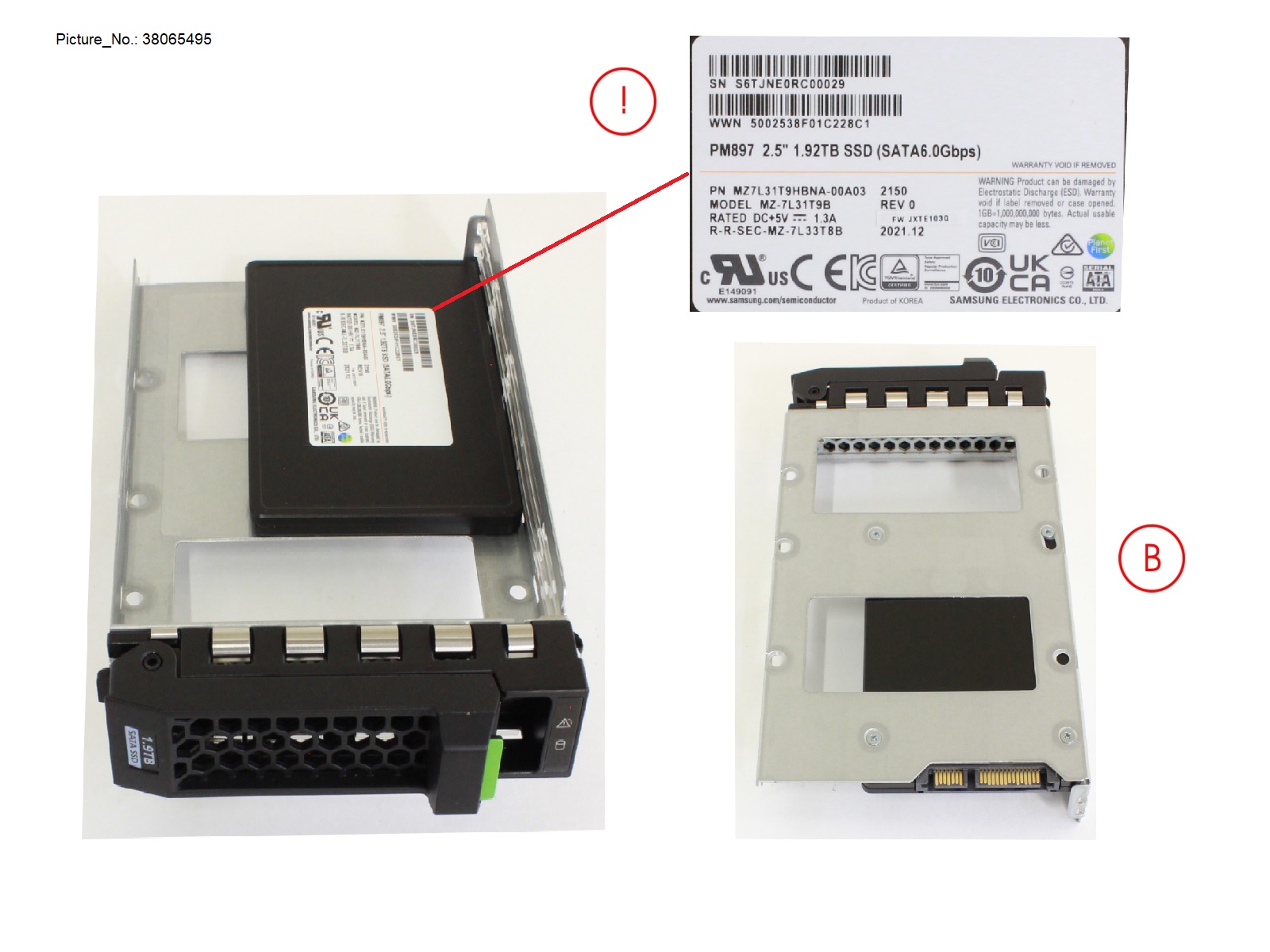 SSD SATA 6G 1.92TB MU LFF FOR NUTANIX