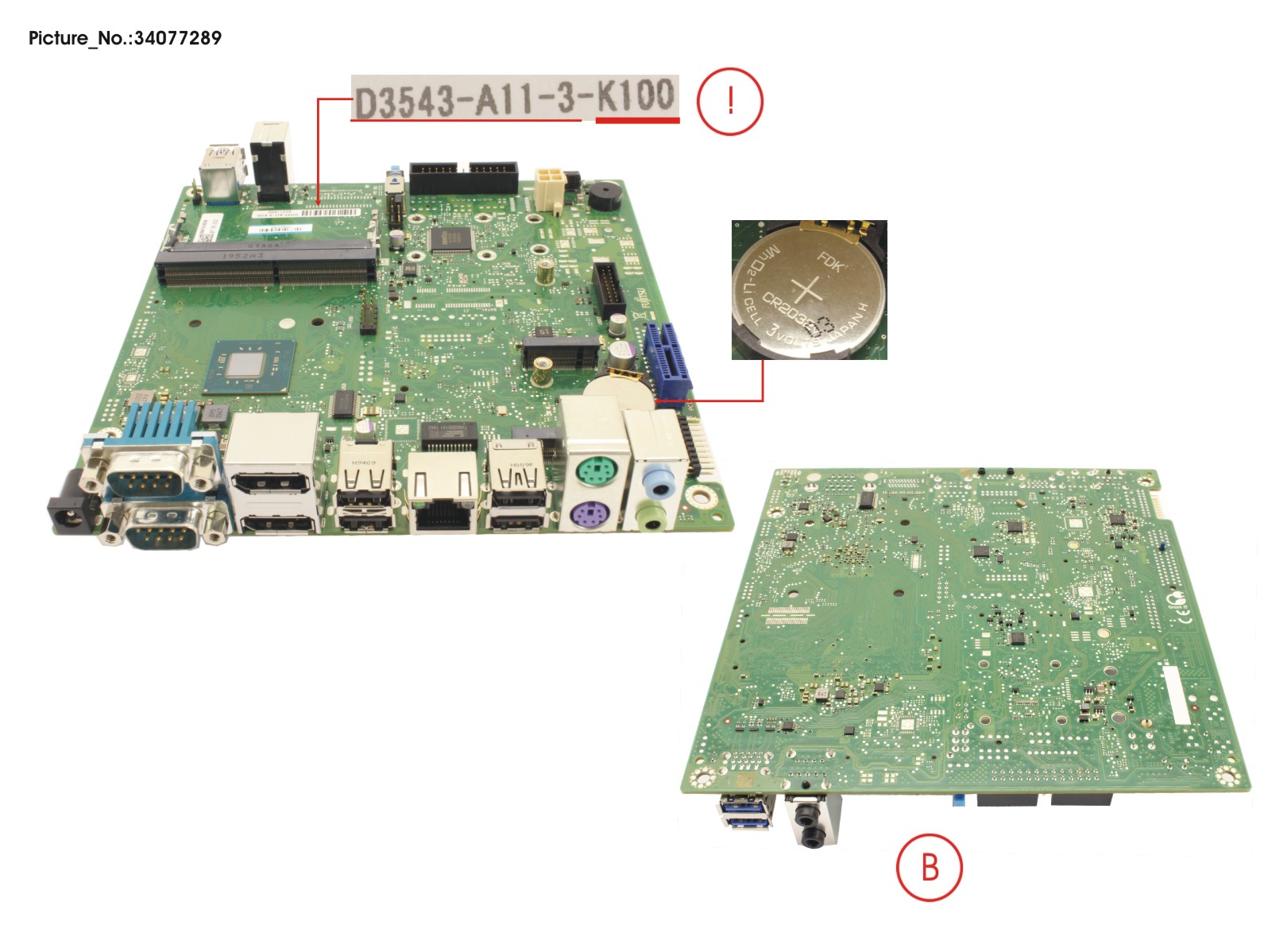 MAINBOARD D3543-A101