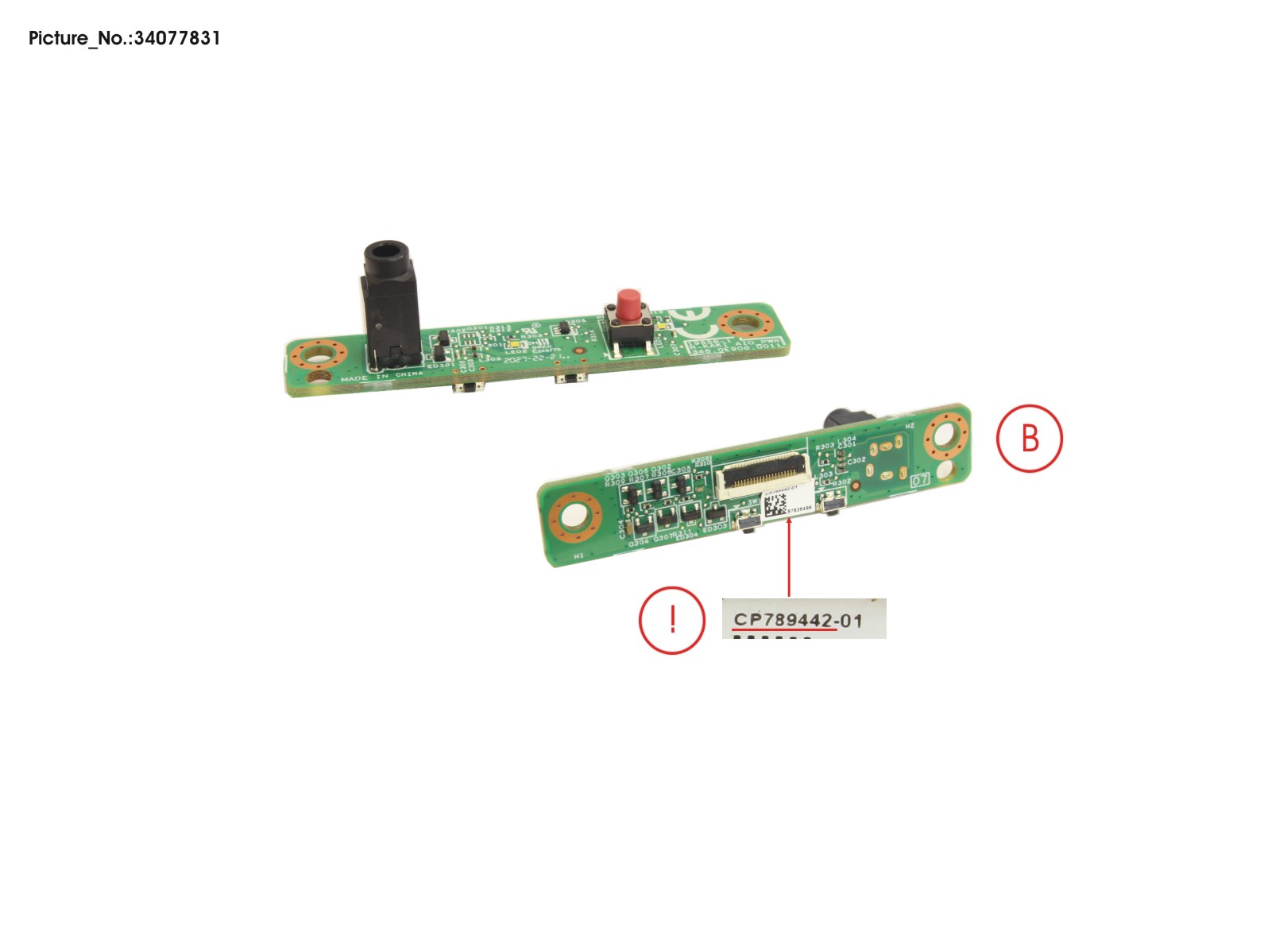 FRONT I/O BOARD