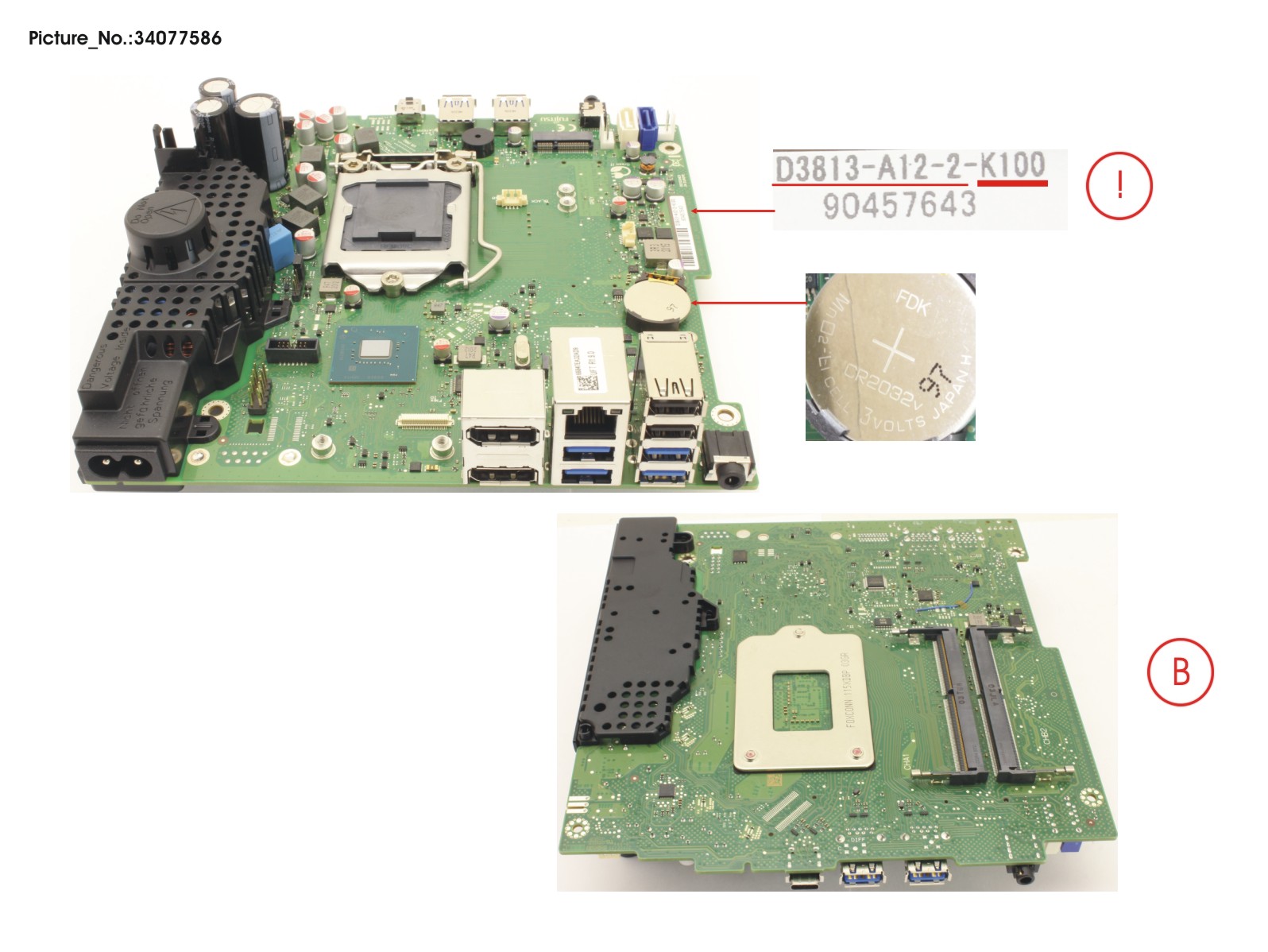 MAINBOARD D3813A only CML CPU