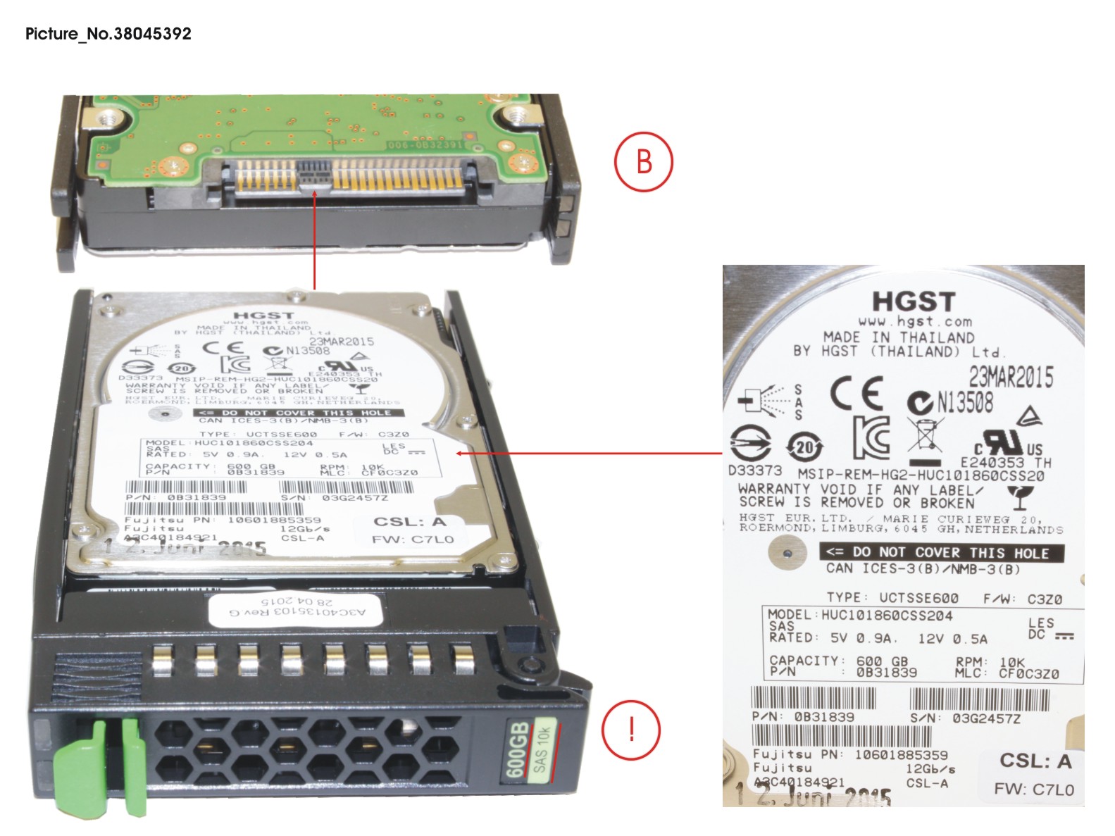 HD SAS 12G 600GB 10K 512N HOT PL 2.5 EP