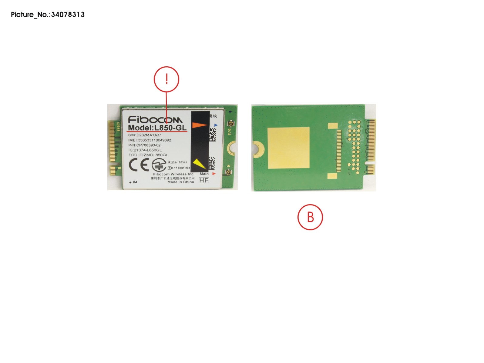 LTE MODULE FIBOCOM L850-GL