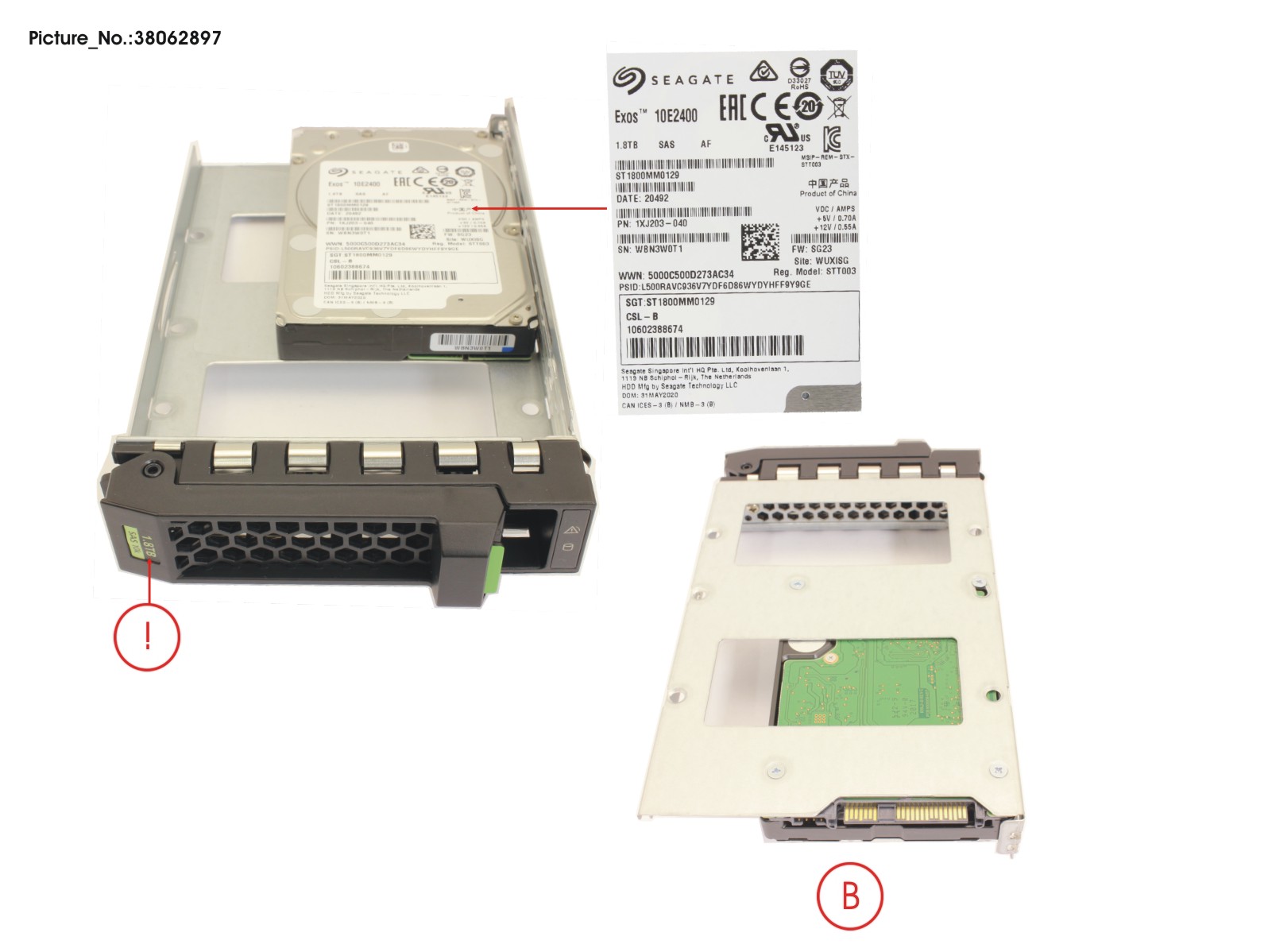 HD SAS 12G 1.8TB 10K 512E HOT PL 3.5 EP