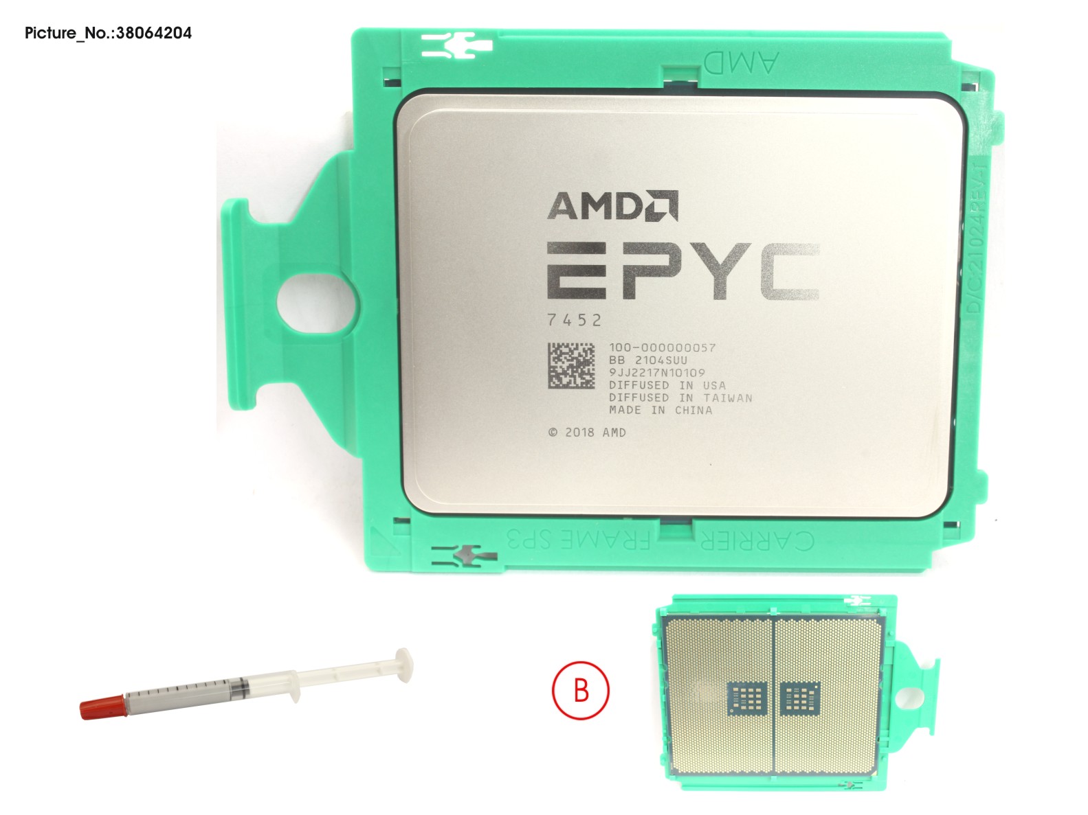 CPU SPARE AMD EPYC 7452