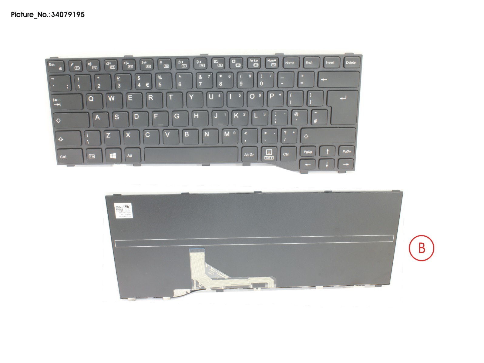 KEYBOARD BLACK UK WIN10 KEYBOARD BLACK UK WIN10