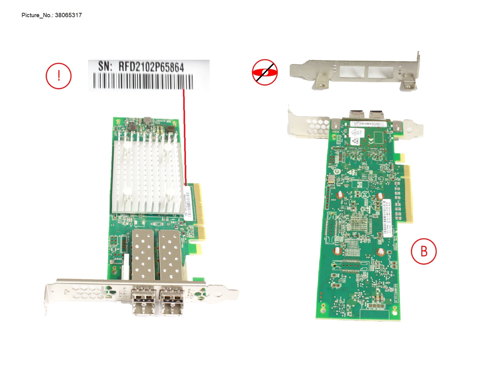 HOST CTRL FICON 32GB MM LP+FH