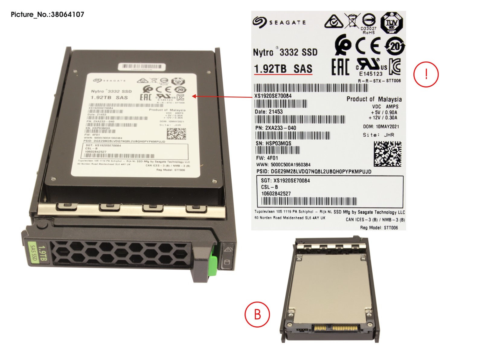 SSD SAS 12G RI 1.92TB IN SFF SLIM