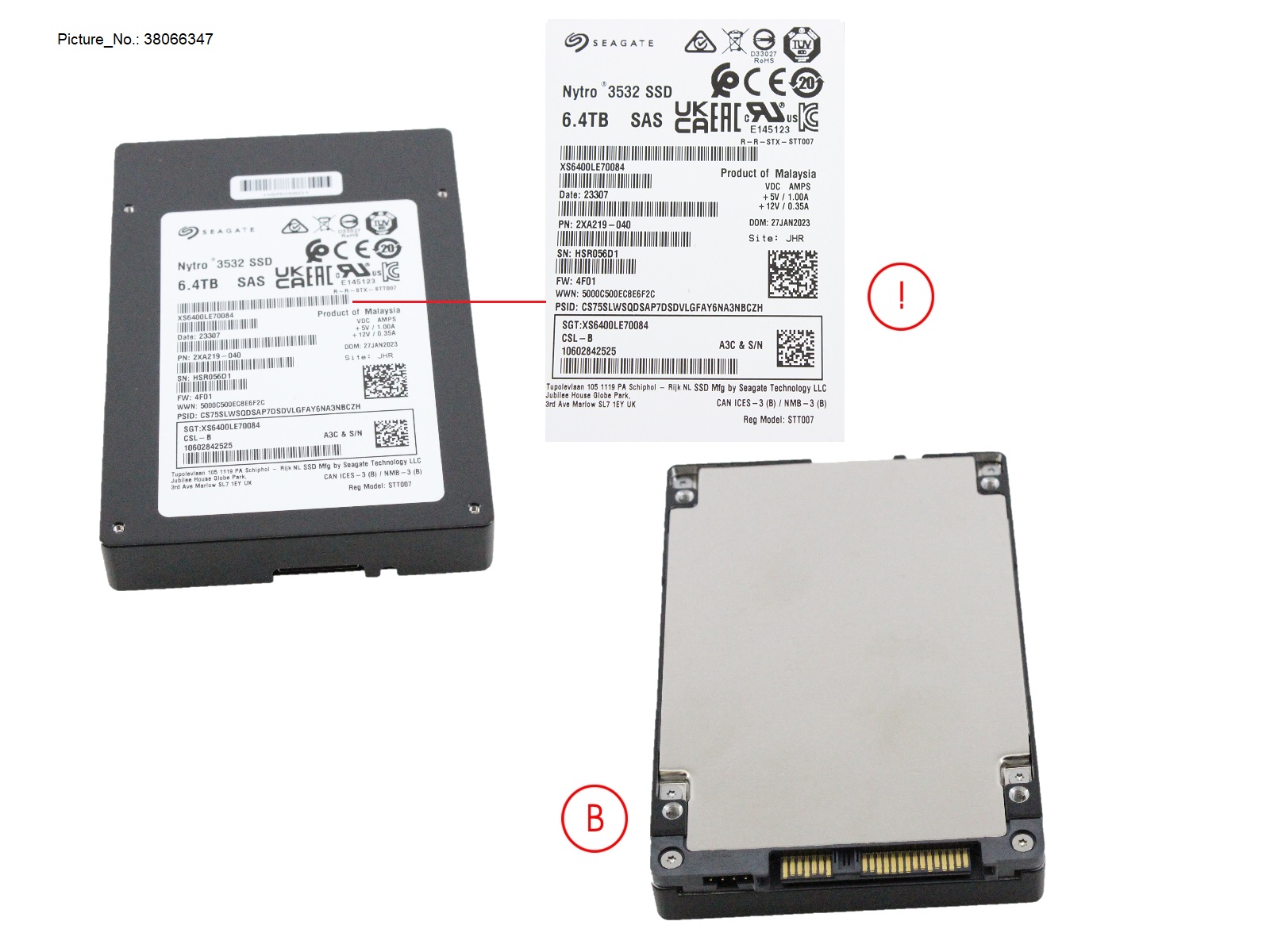 SSD SAS 12G MU 6.4TB